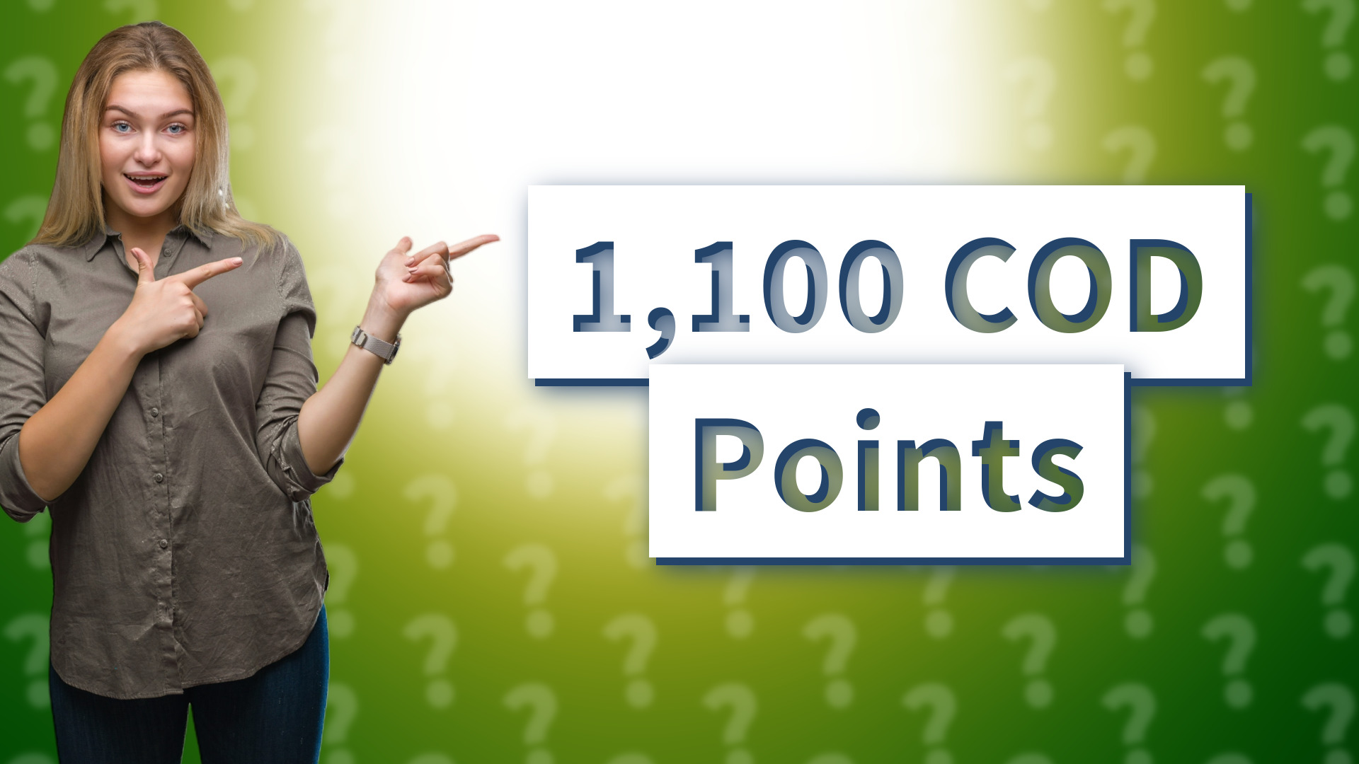 1,100 COD Points