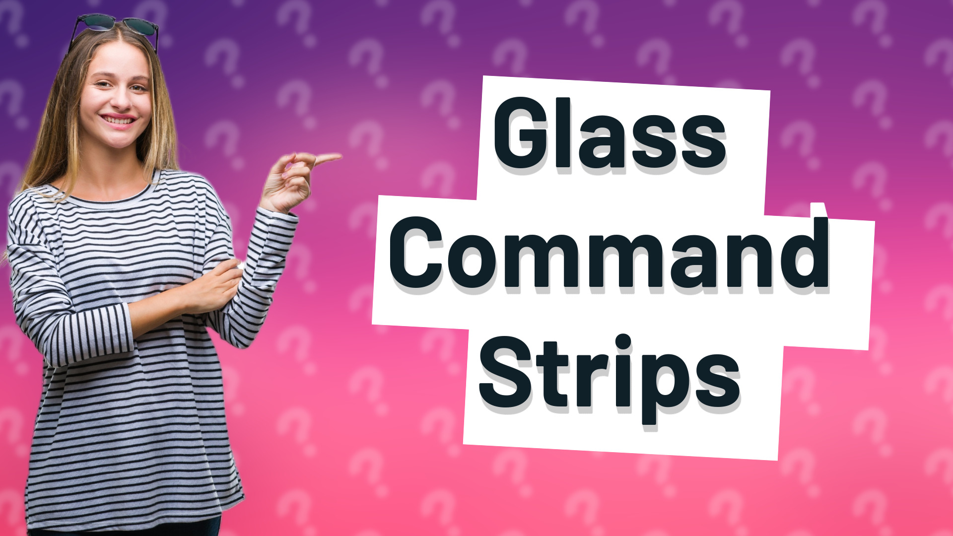 Glass Command Strips