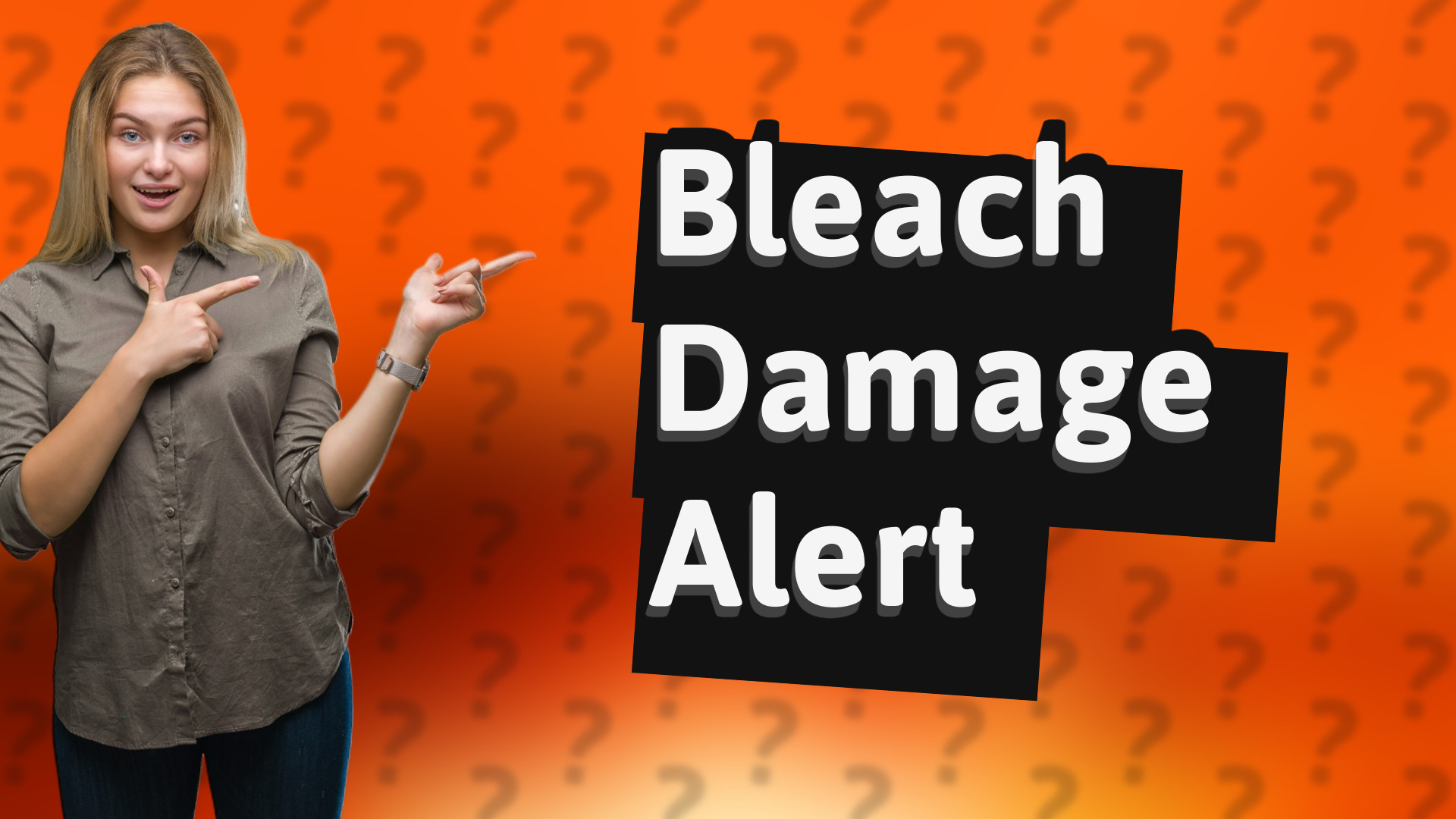 Bleach Damage Alert
