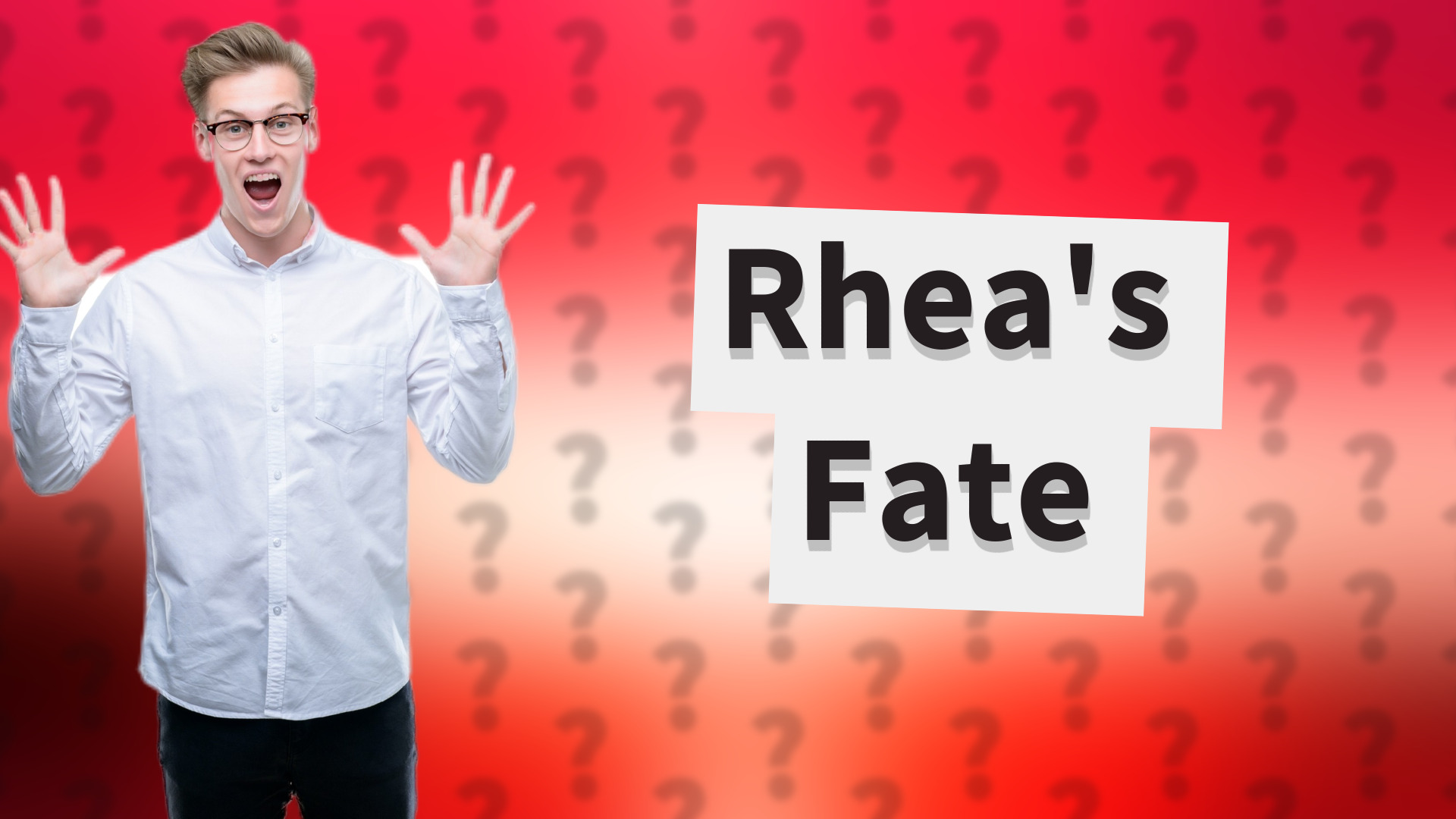 Rhea's Fate