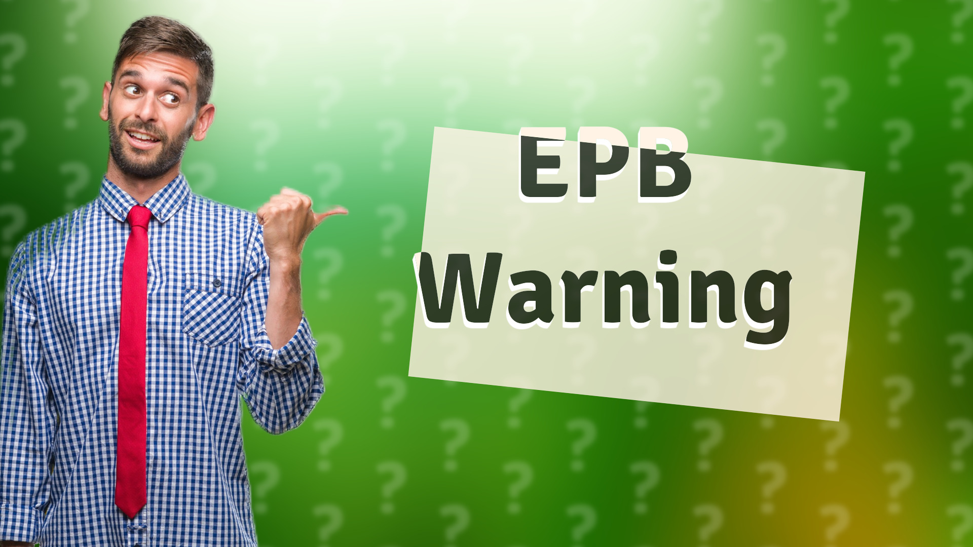 EPB Warning