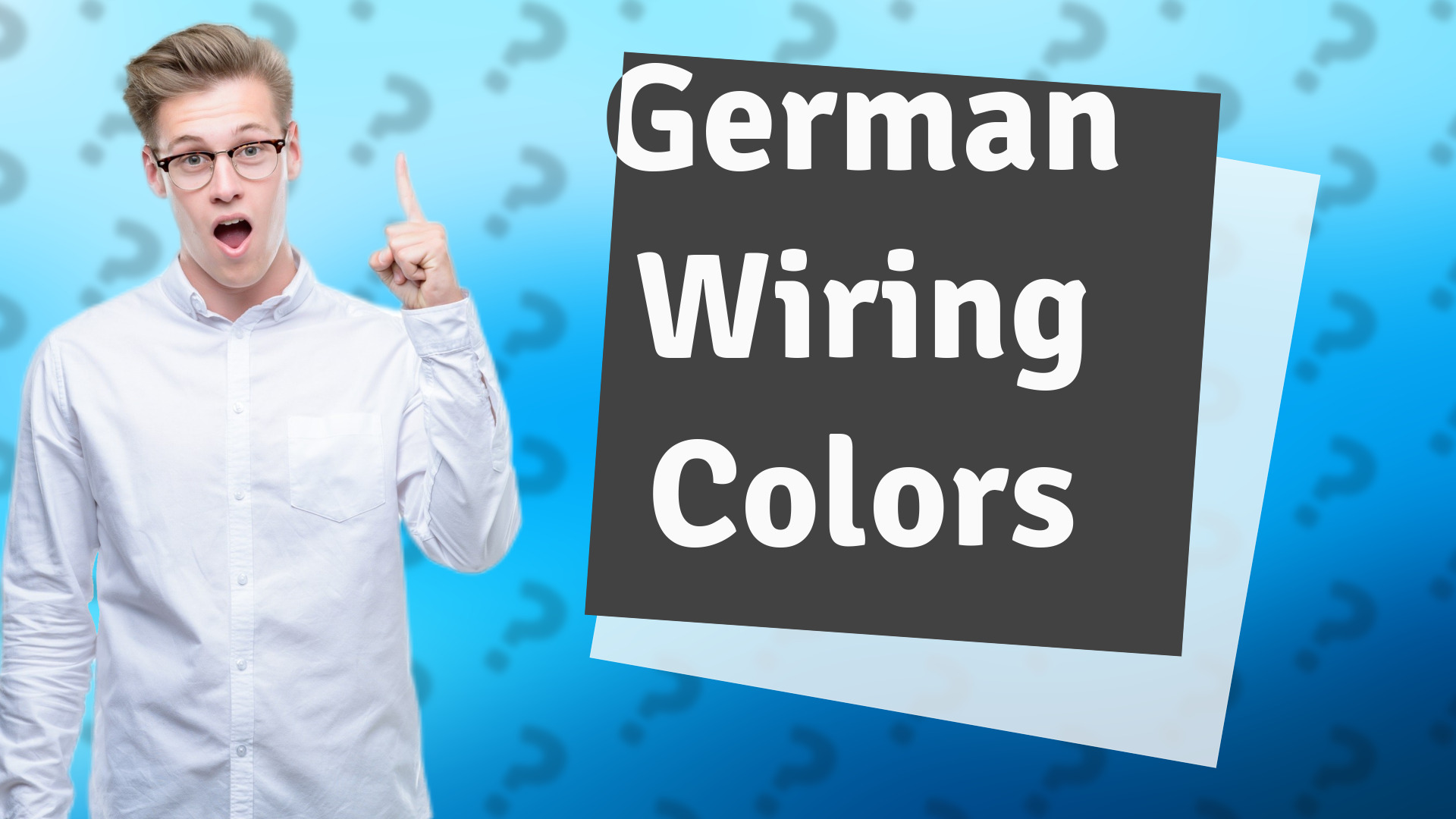 German Wiring Colors