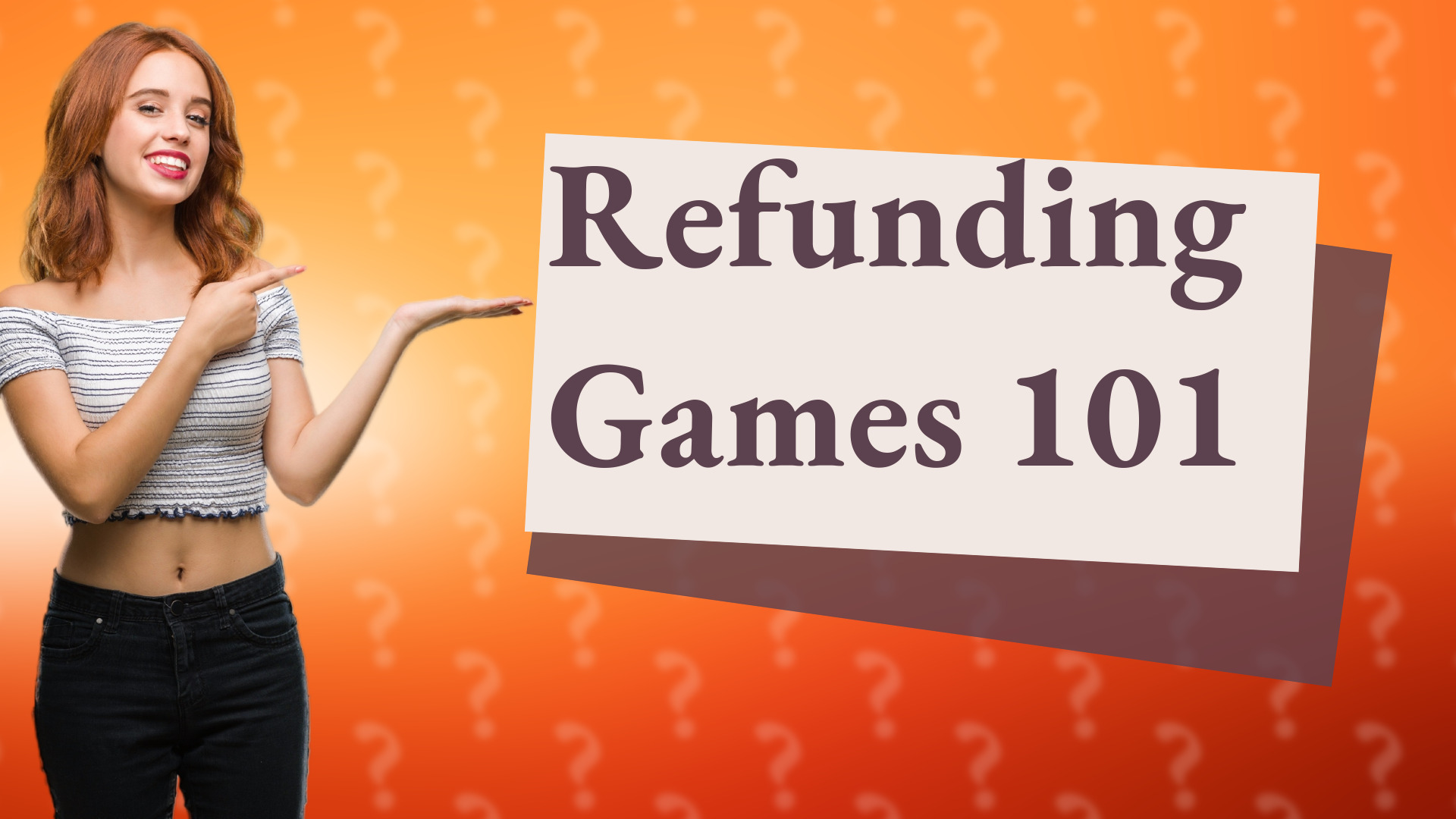 Refunding Games 101