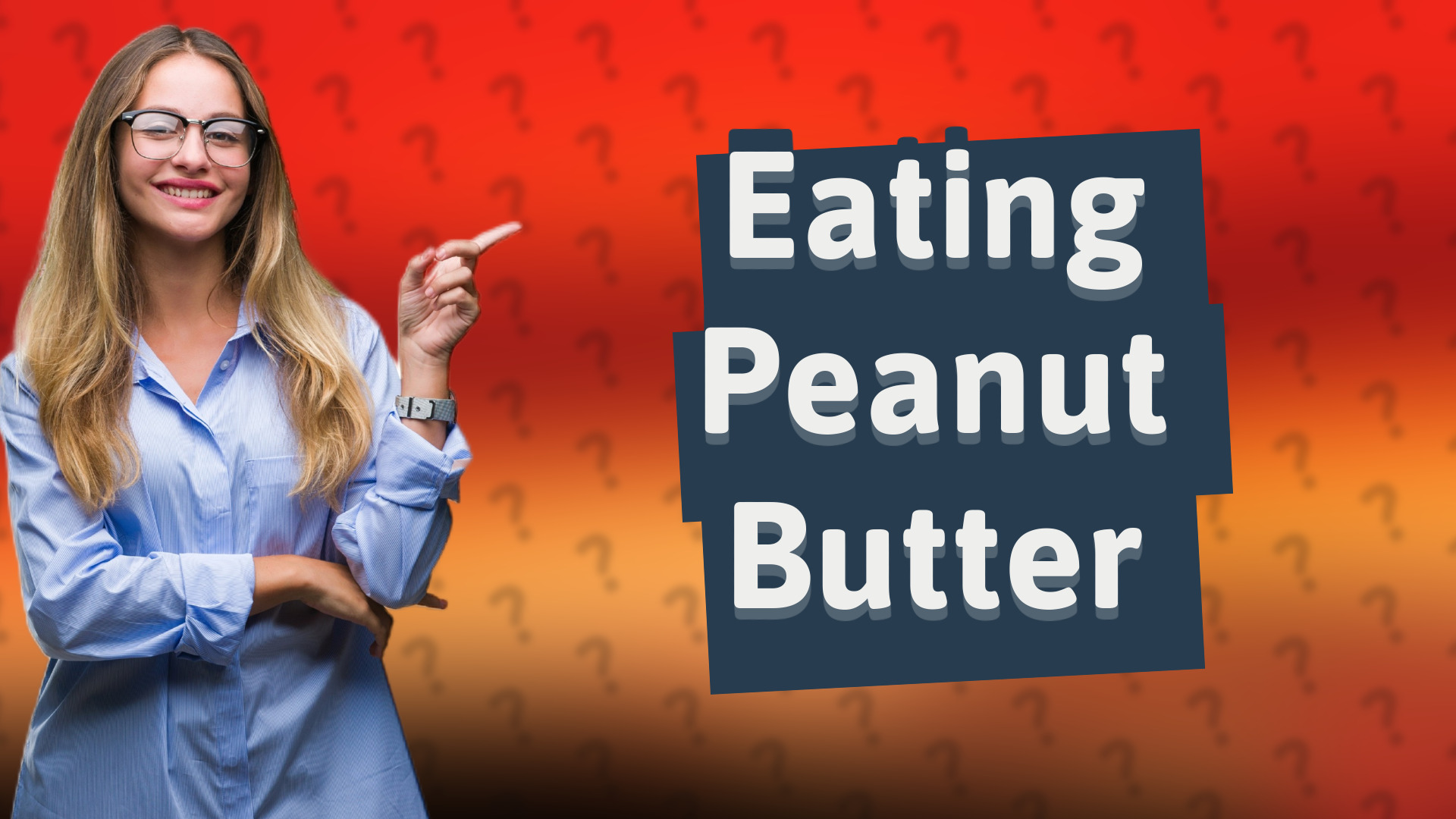 Eating Peanut Butter