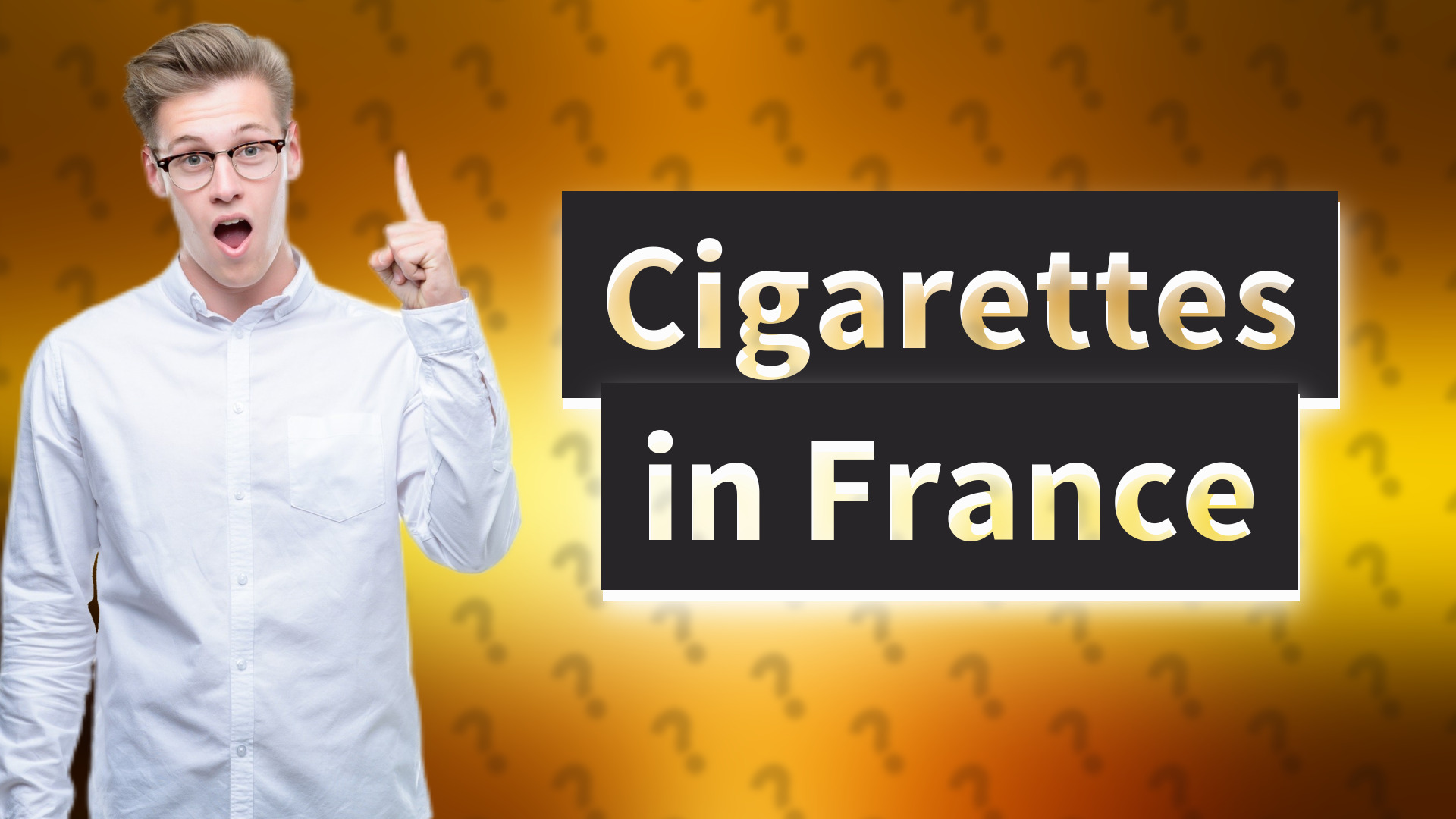 Cigarettes in France