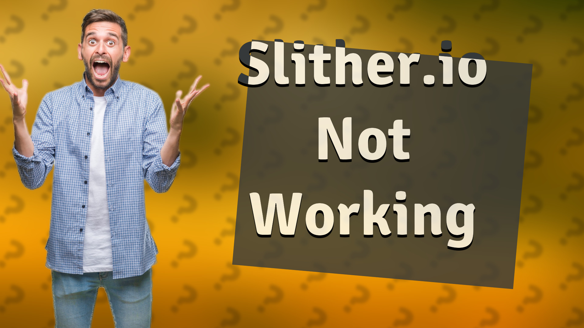 Slither.io Not Working
