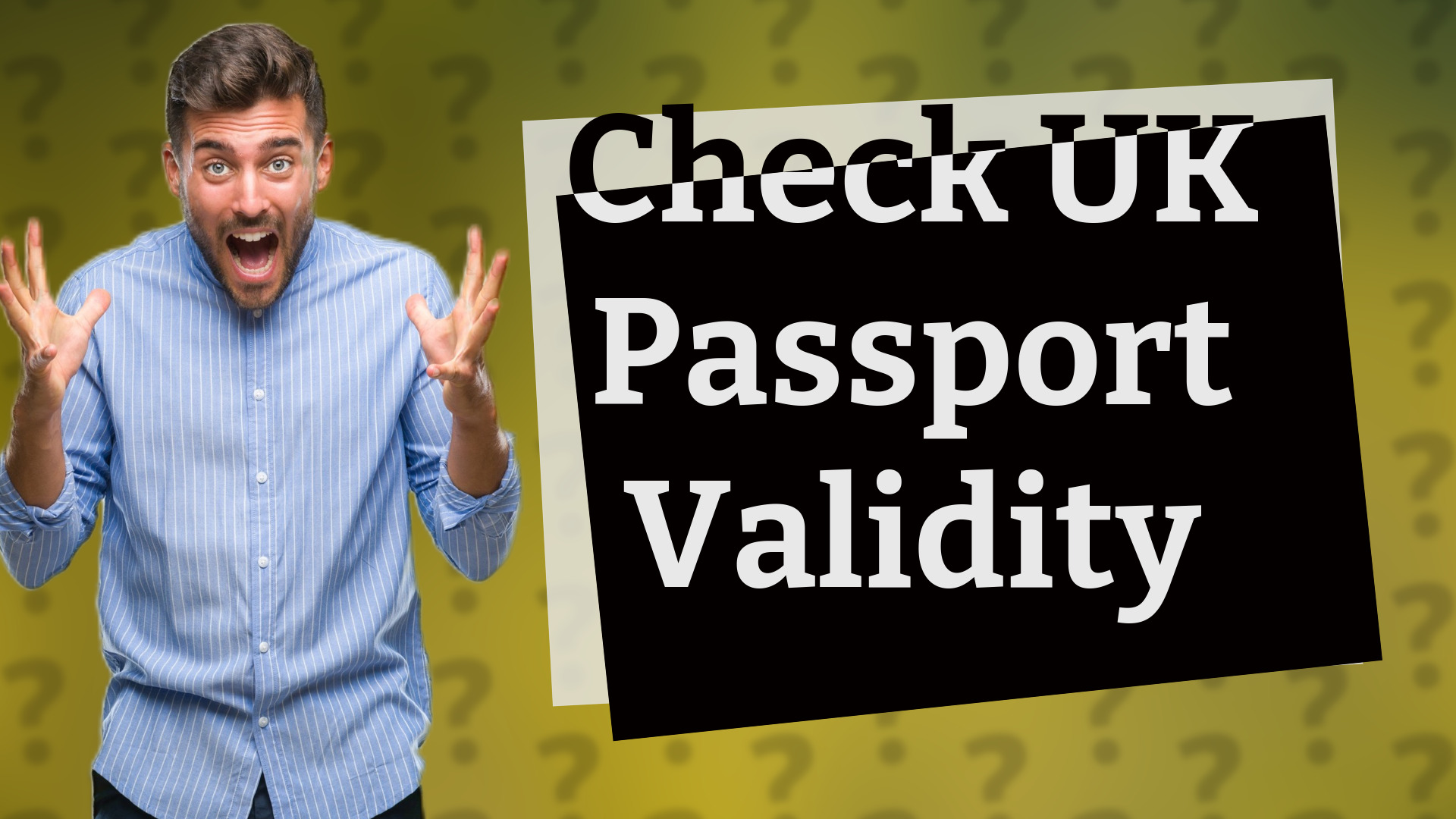 Check UK Passport Validity