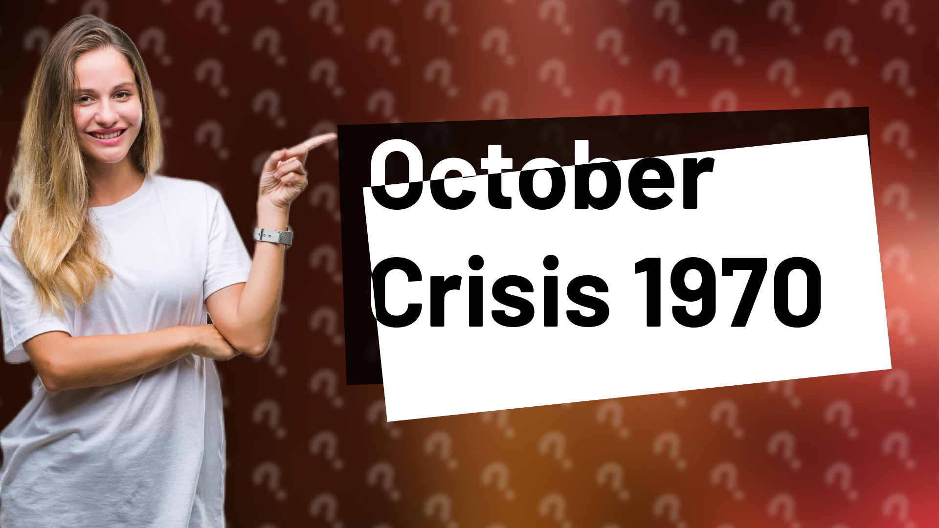 October Crisis 1970
