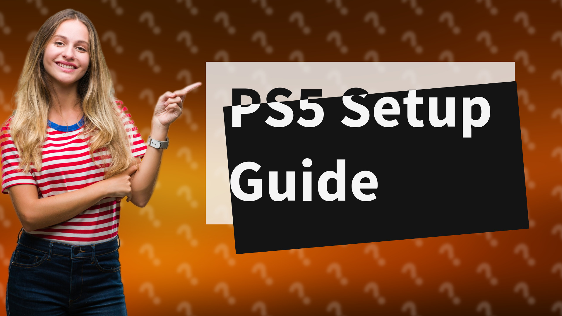 PS5 Setup Guide