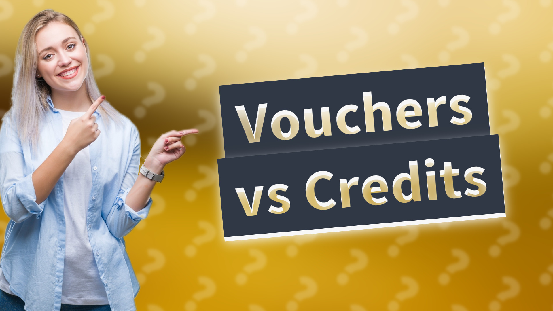 Vouchers vs Credits