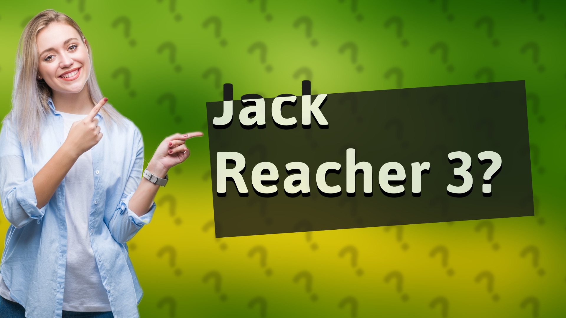 Jack Reacher 3?