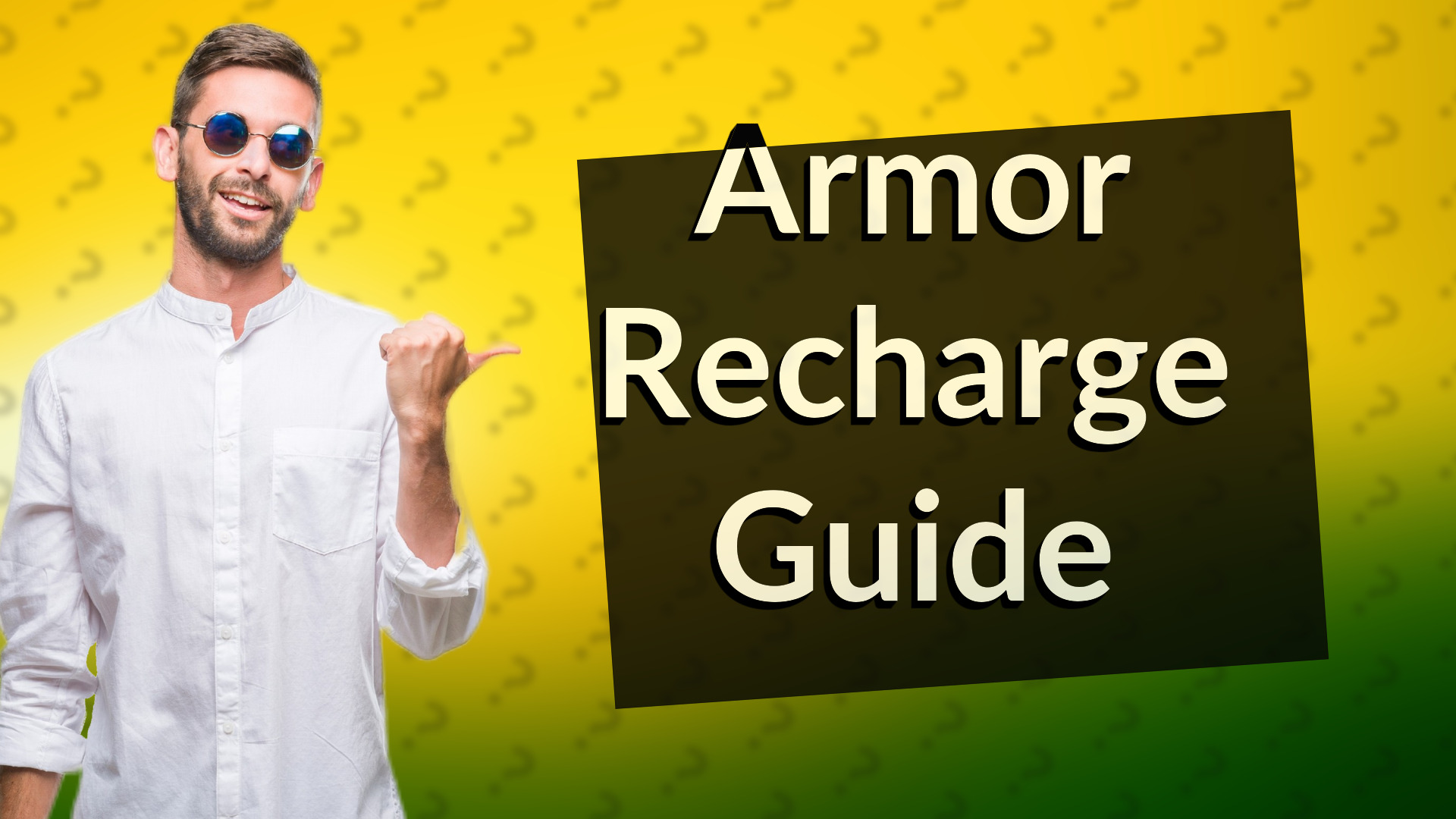 Armor Recharge Guide