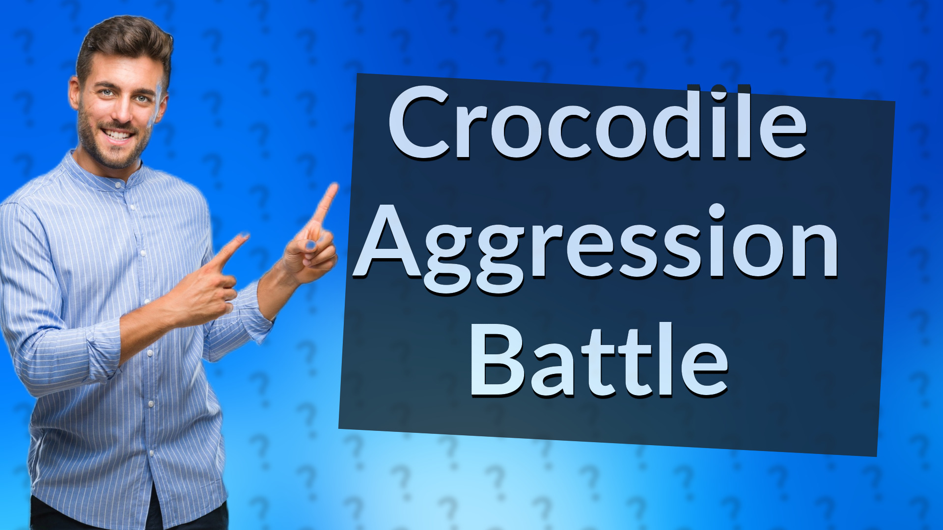 Crocodile Aggression Battle
