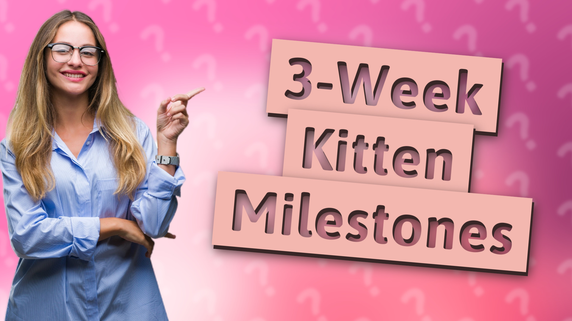 3-Week Kitten Milestones