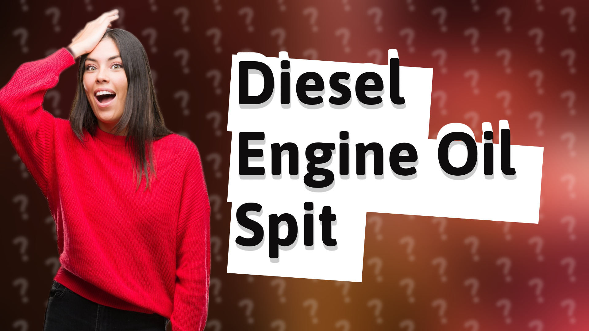 Diesel Engine Oil Spit