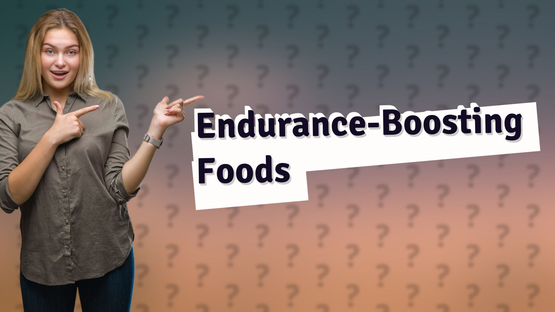 Endurance-Boosting Foods