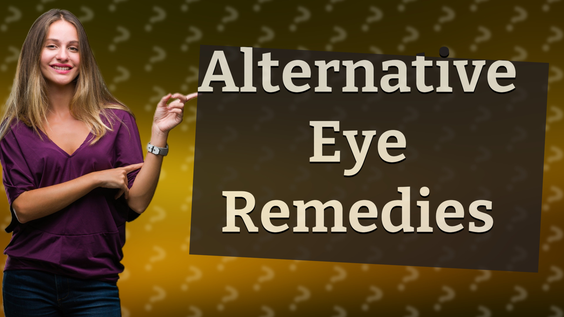 Alternative Eye Remedies