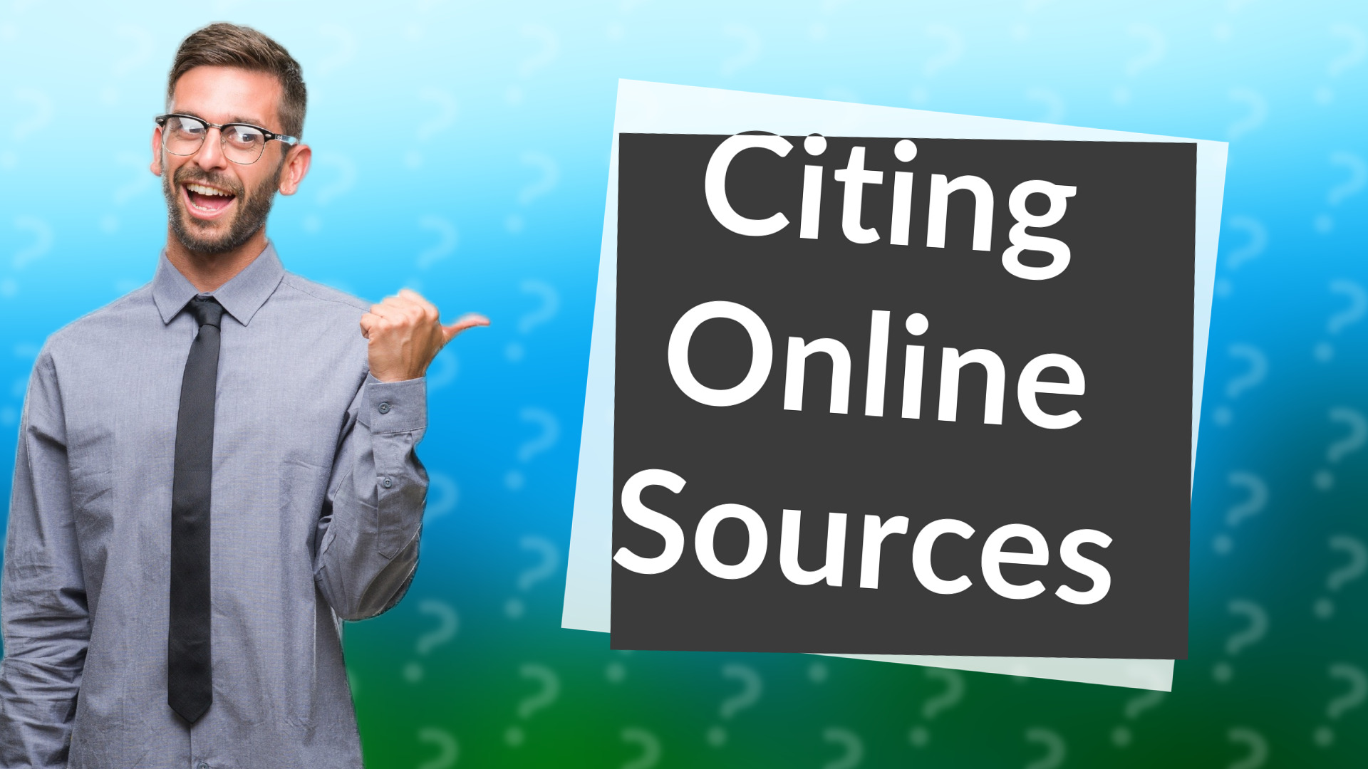 Citing Online Sources