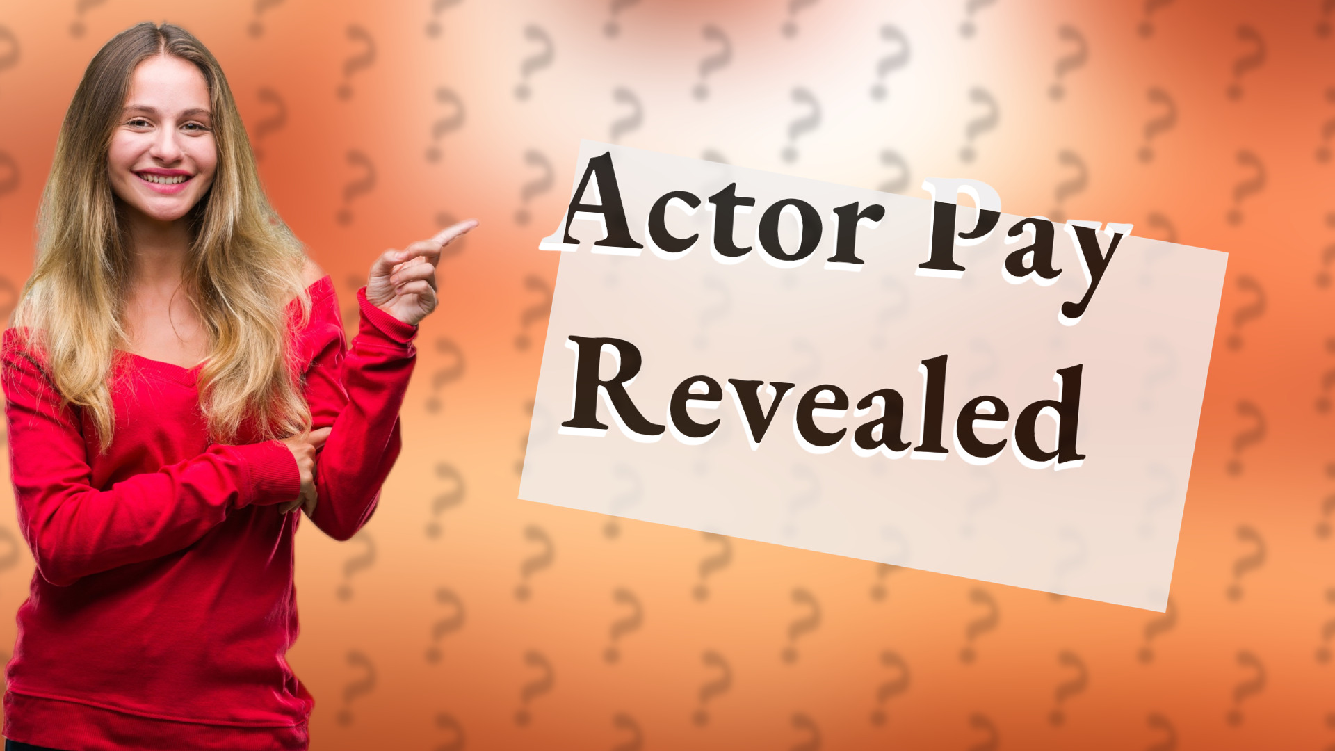 Actor Pay Revealed