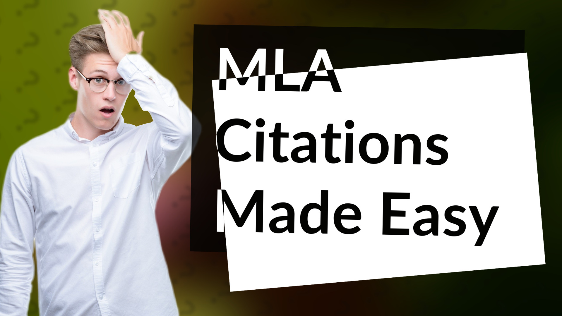 MLA Citations Made Easy