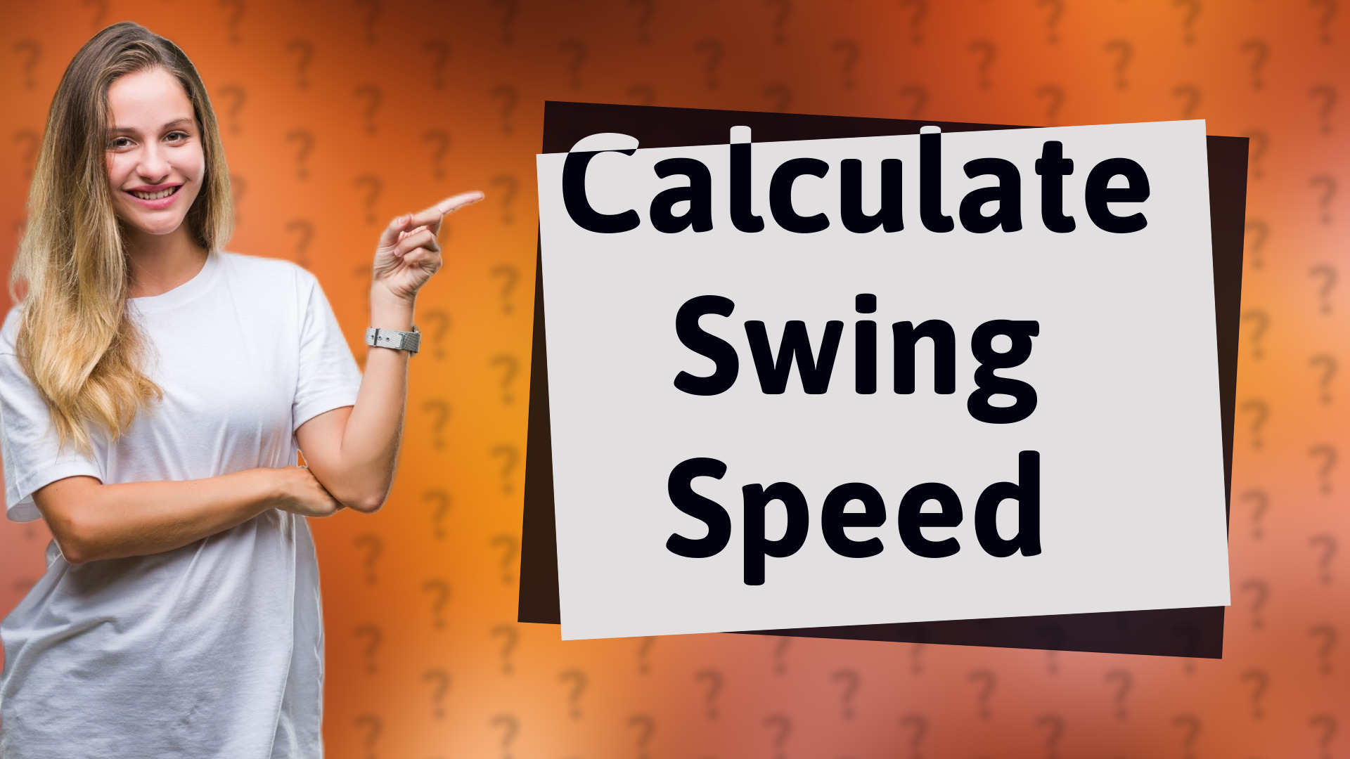 Calculate Swing Speed