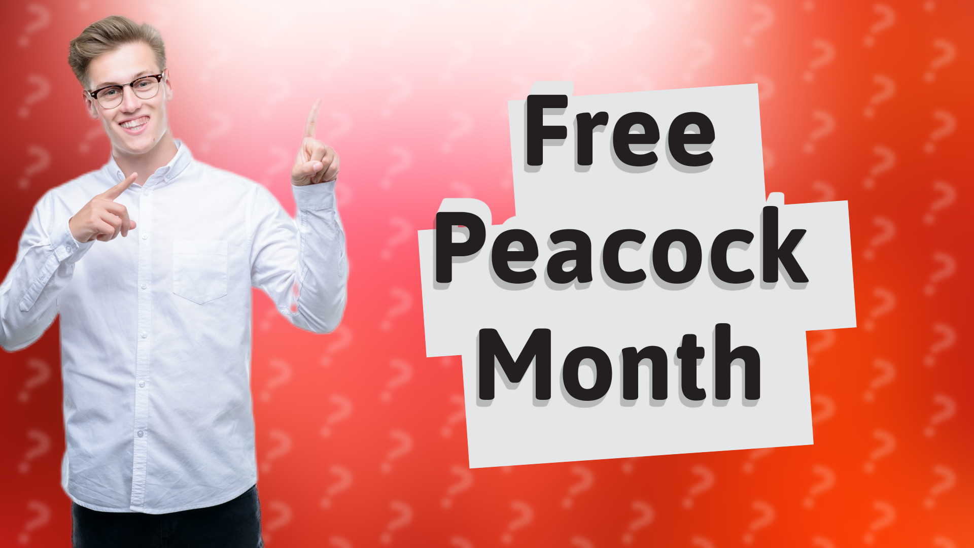 Free Peacock Month