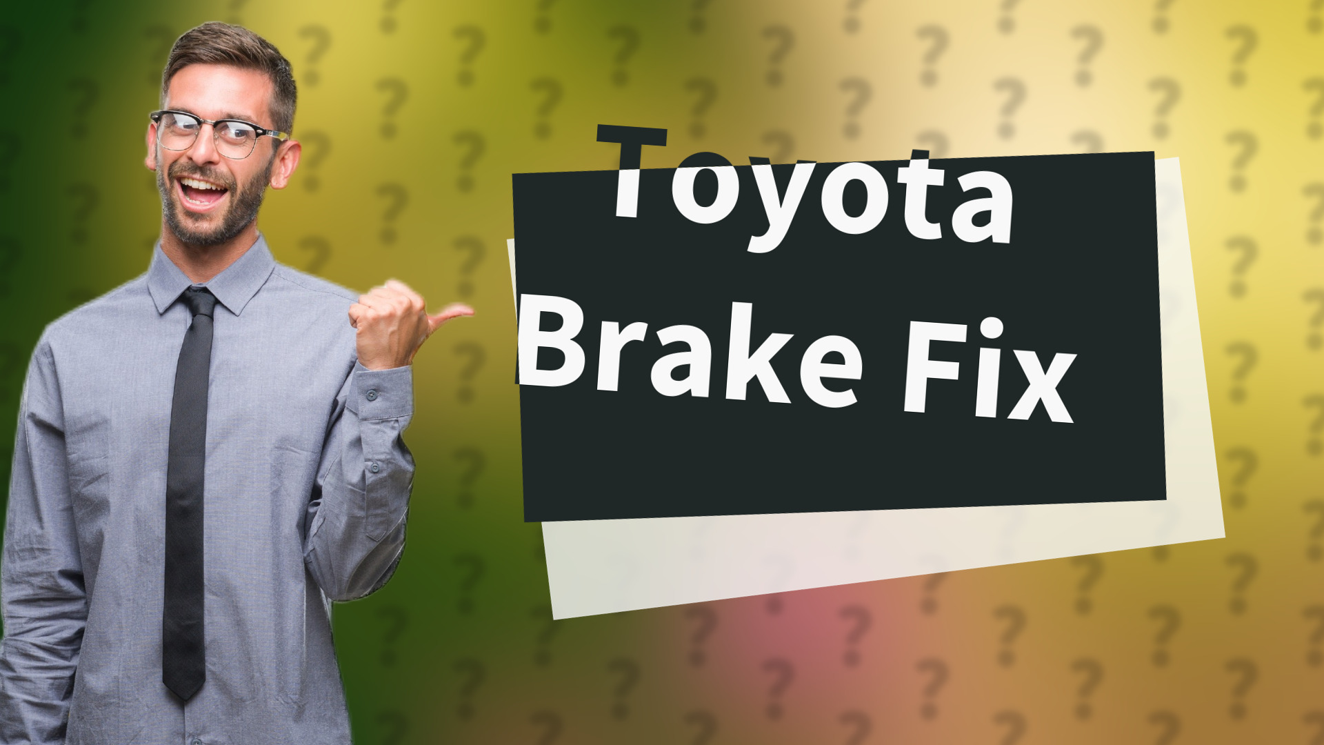 Toyota Brake Fix