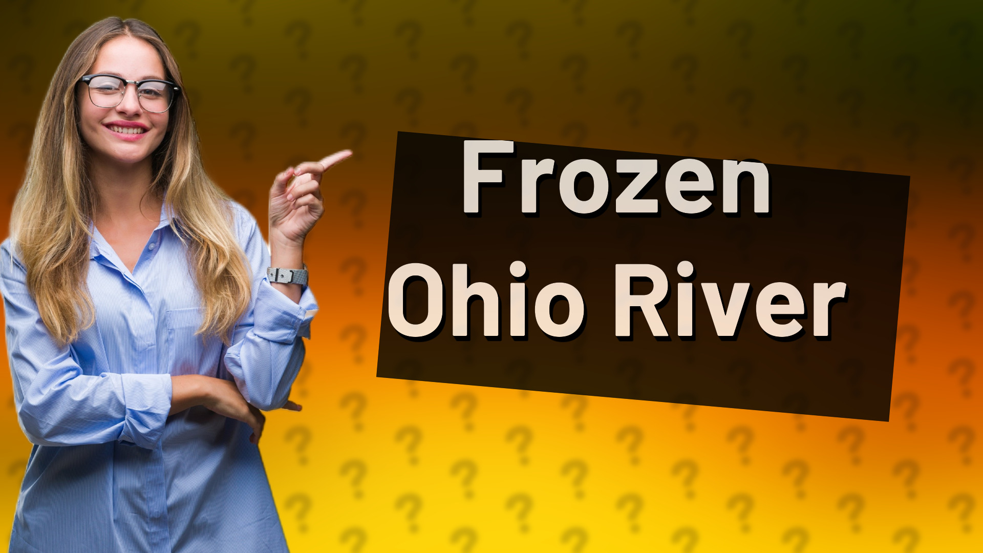 Frozen Ohio River