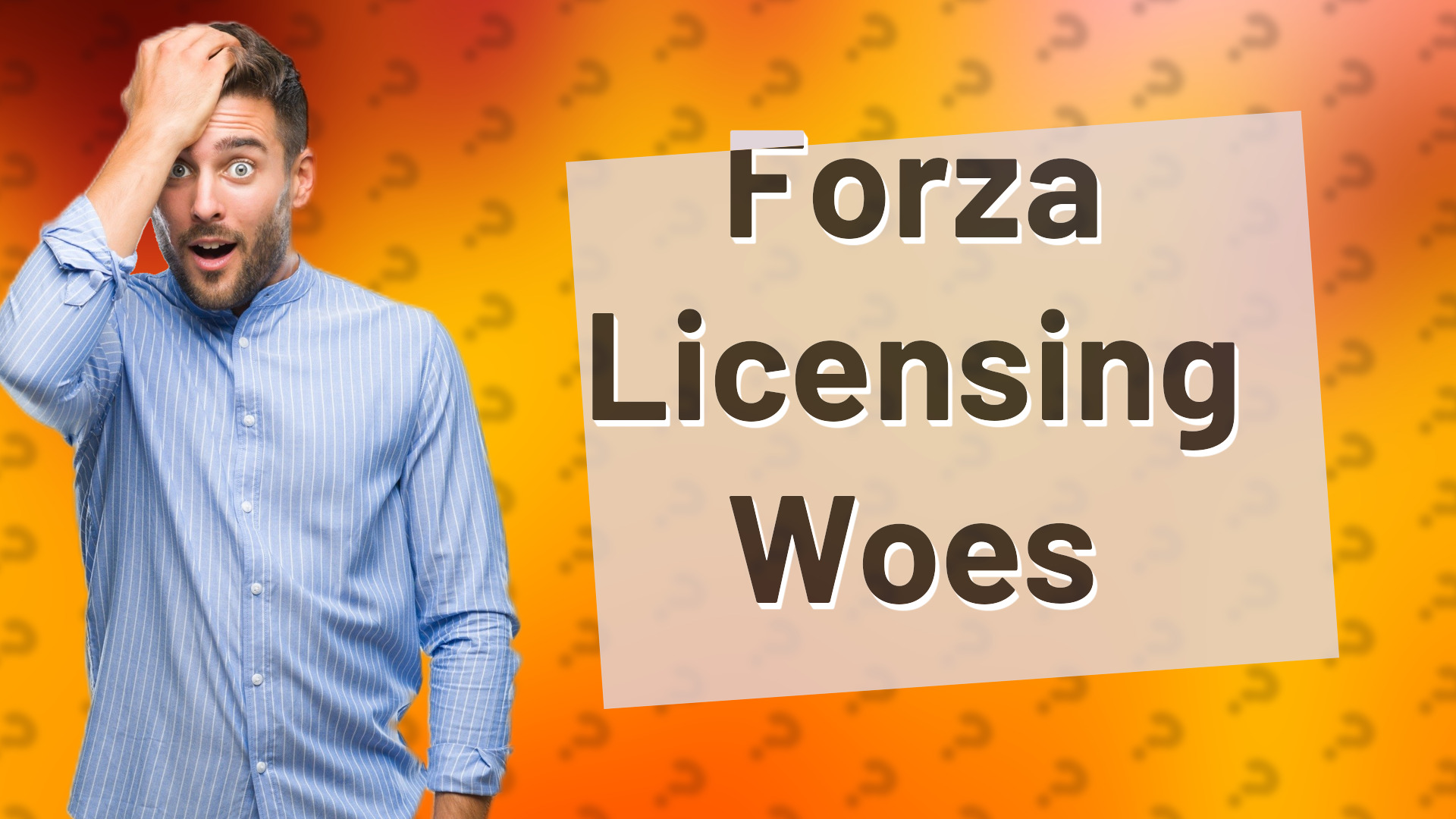 Forza Licensing Woes