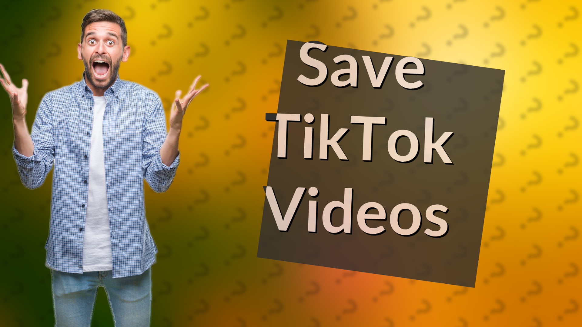 Save TikTok Videos