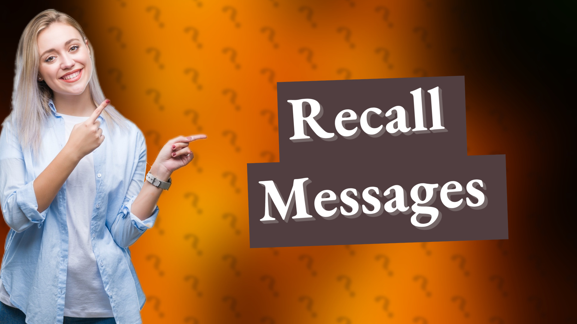 Recall Messages
