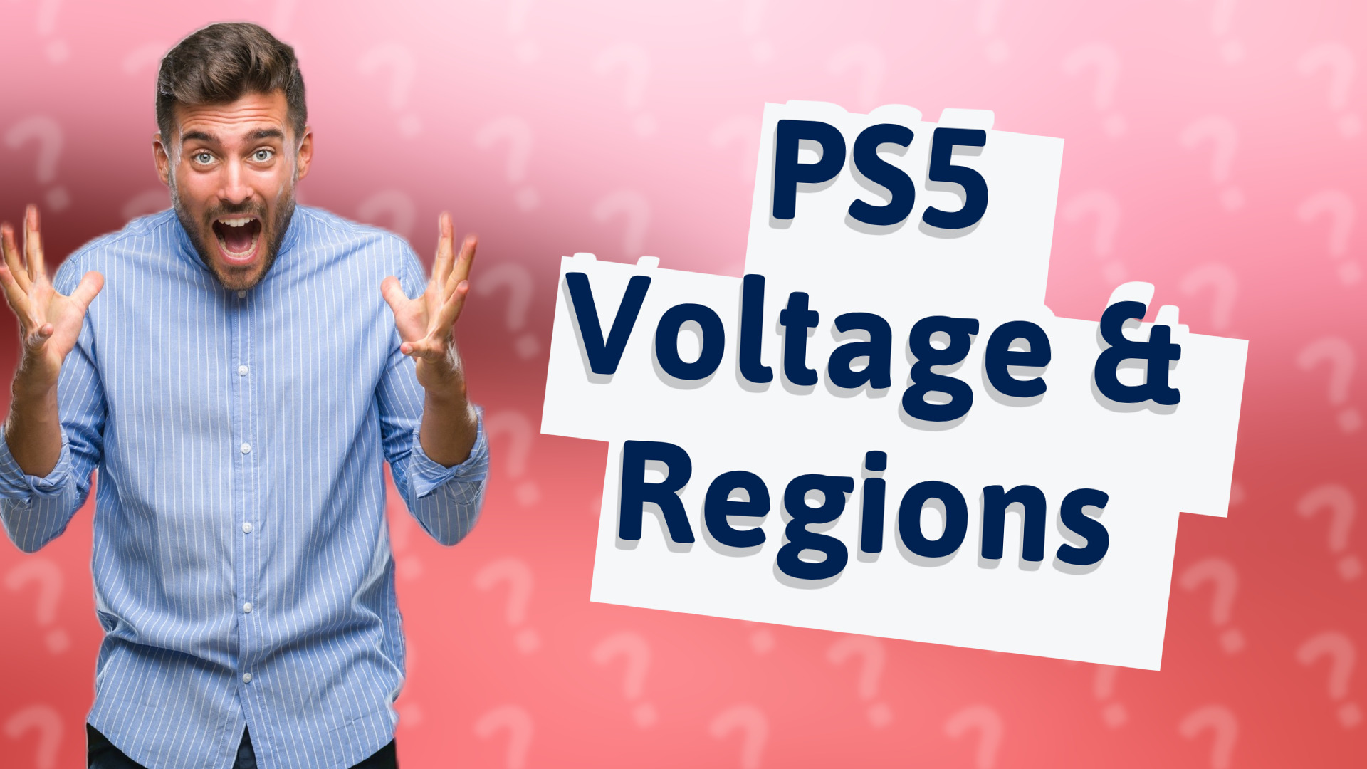 PS5 Voltage & Regions