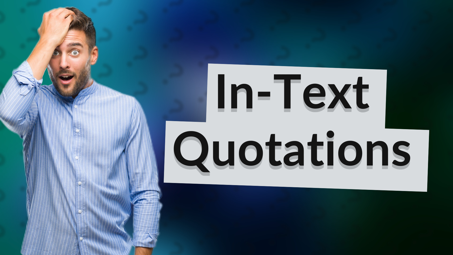 In-Text Quotations