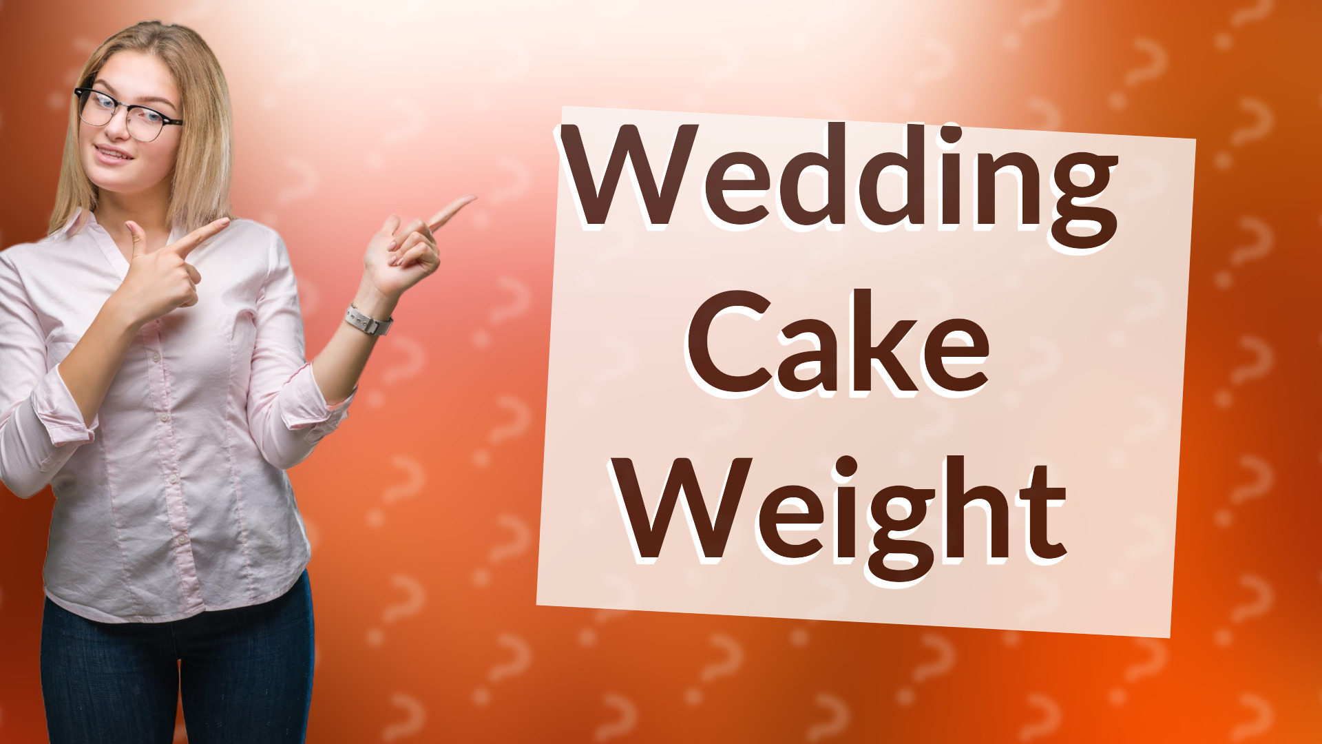 Wedding Cake Weight
