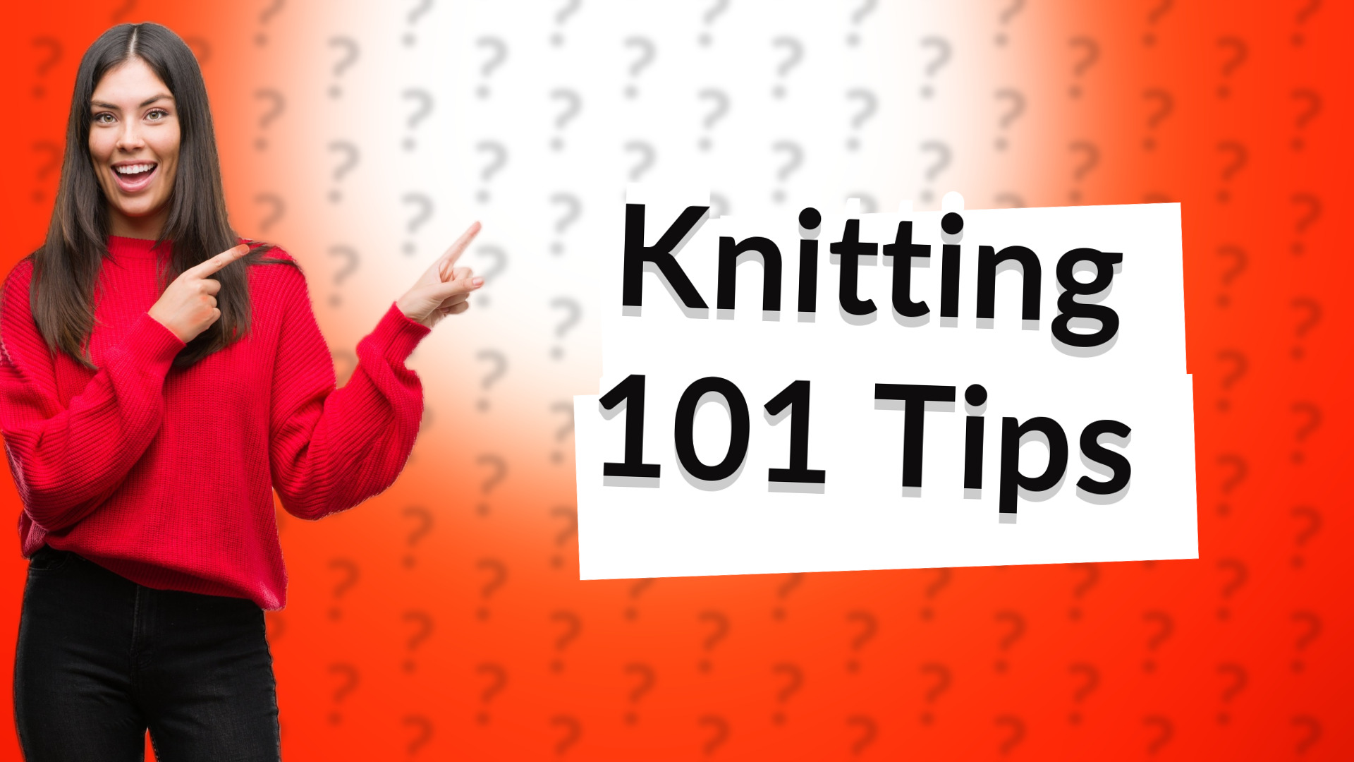 Knitting 101 Tips