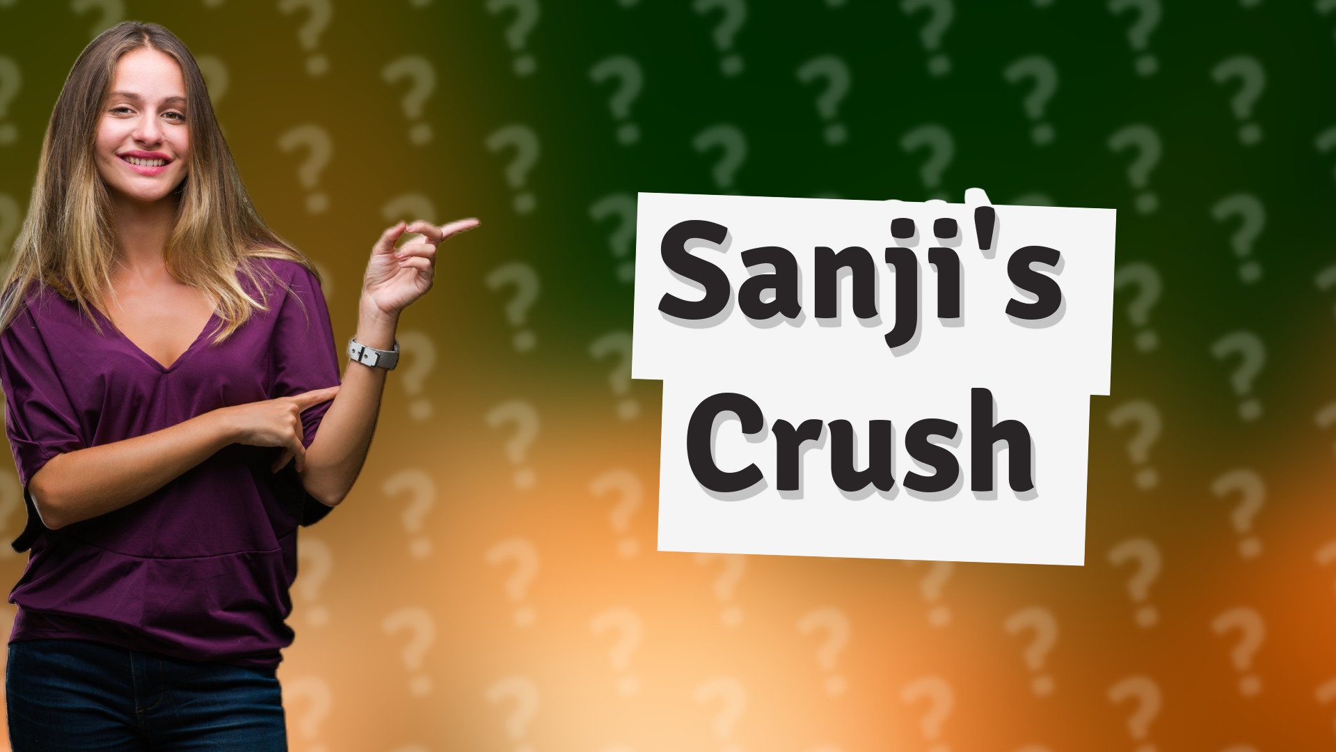 Sanji's Crush