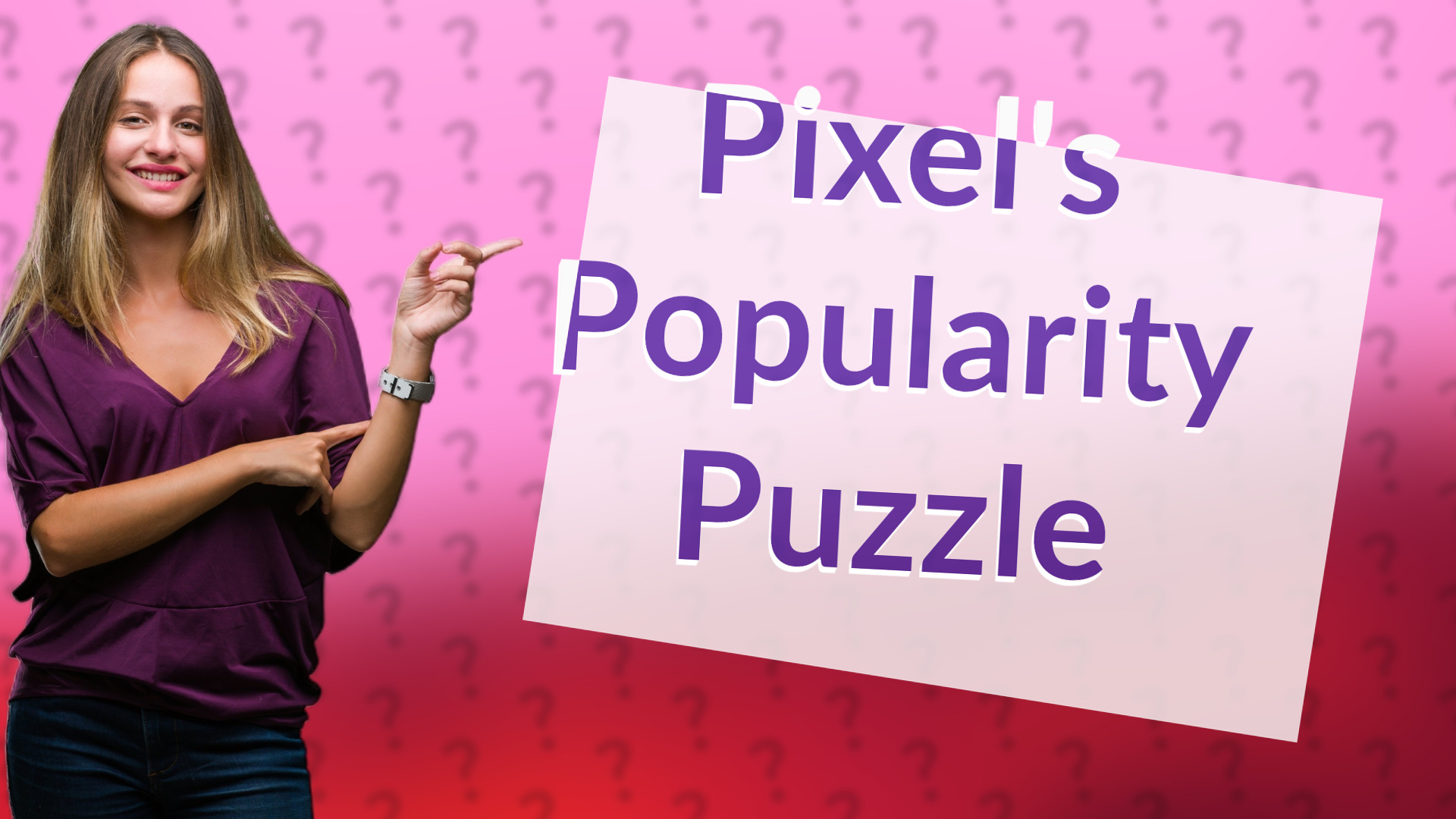 Pixel's Popularity Puzzle