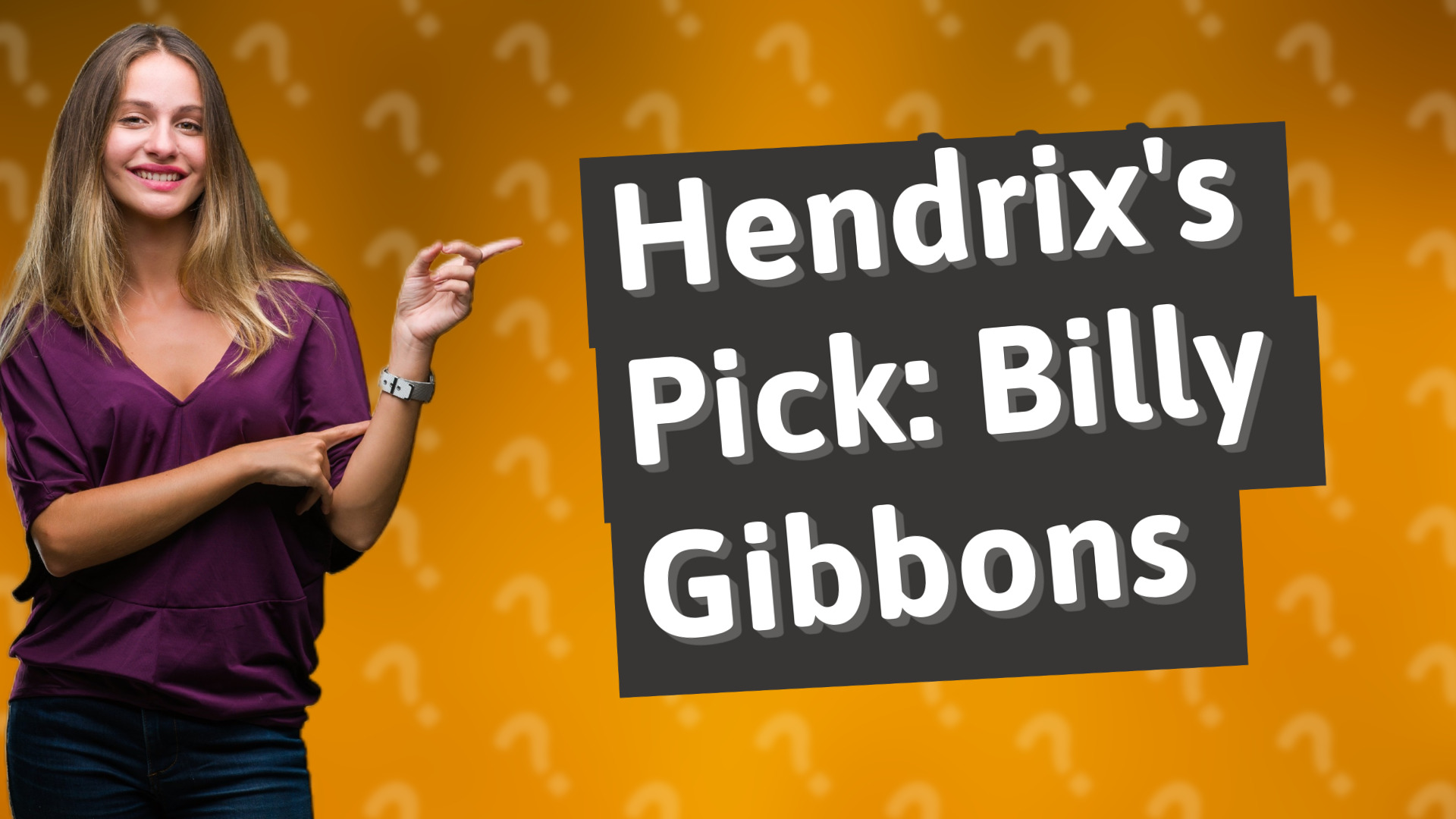 Hendrix's Pick: Billy Gibbons