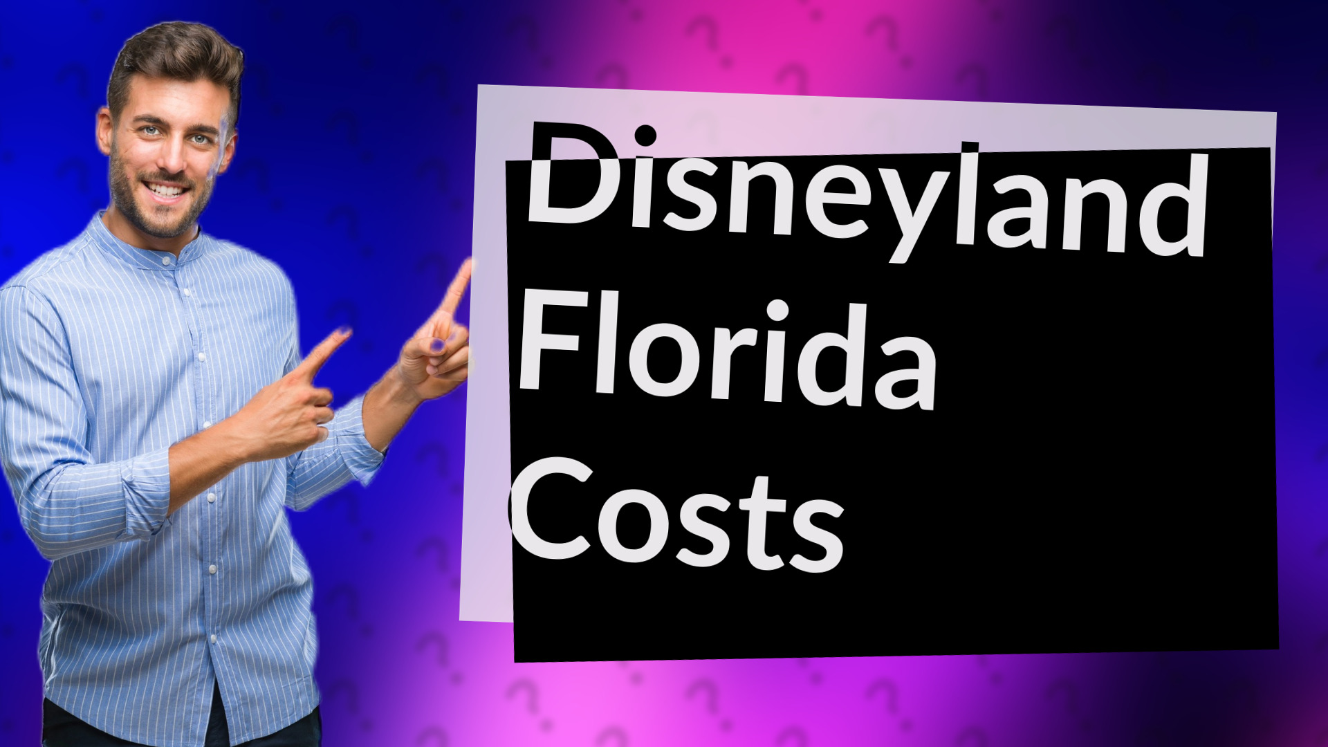 Disneyland Florida Costs