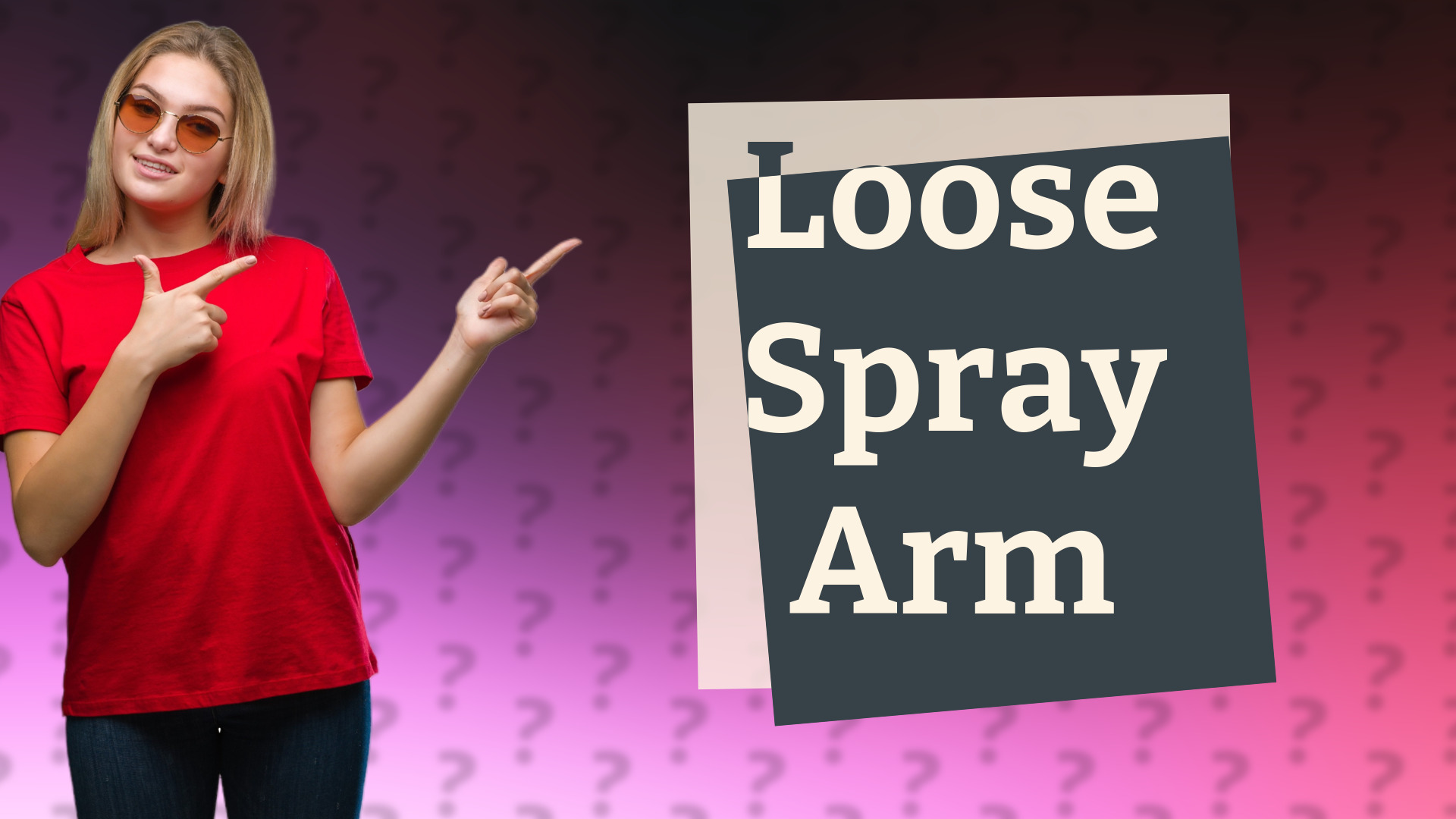 Loose Spray Arm