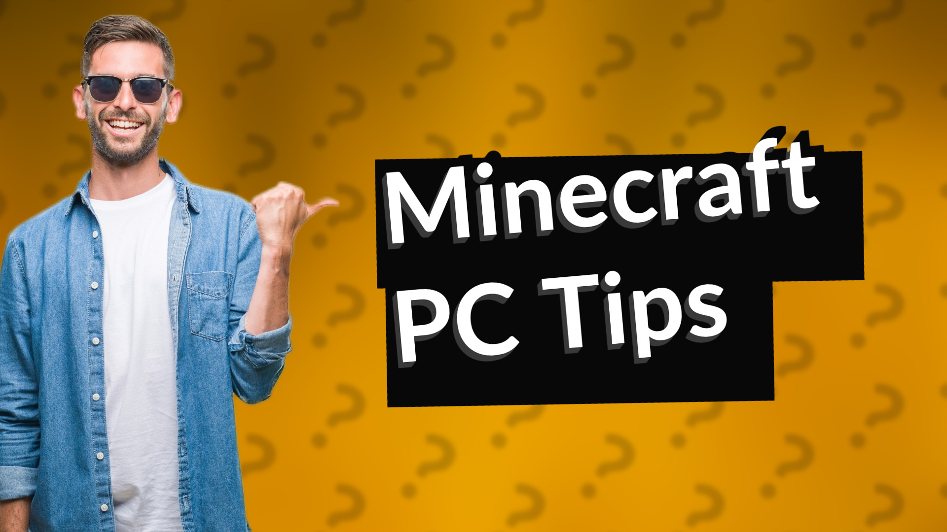 Minecraft PC Tips