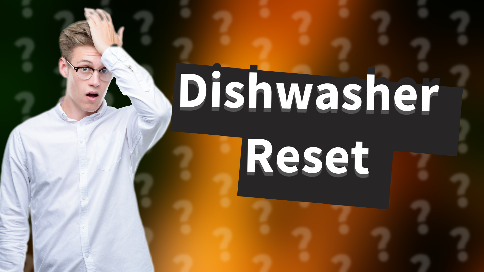 Dishwasher Reset