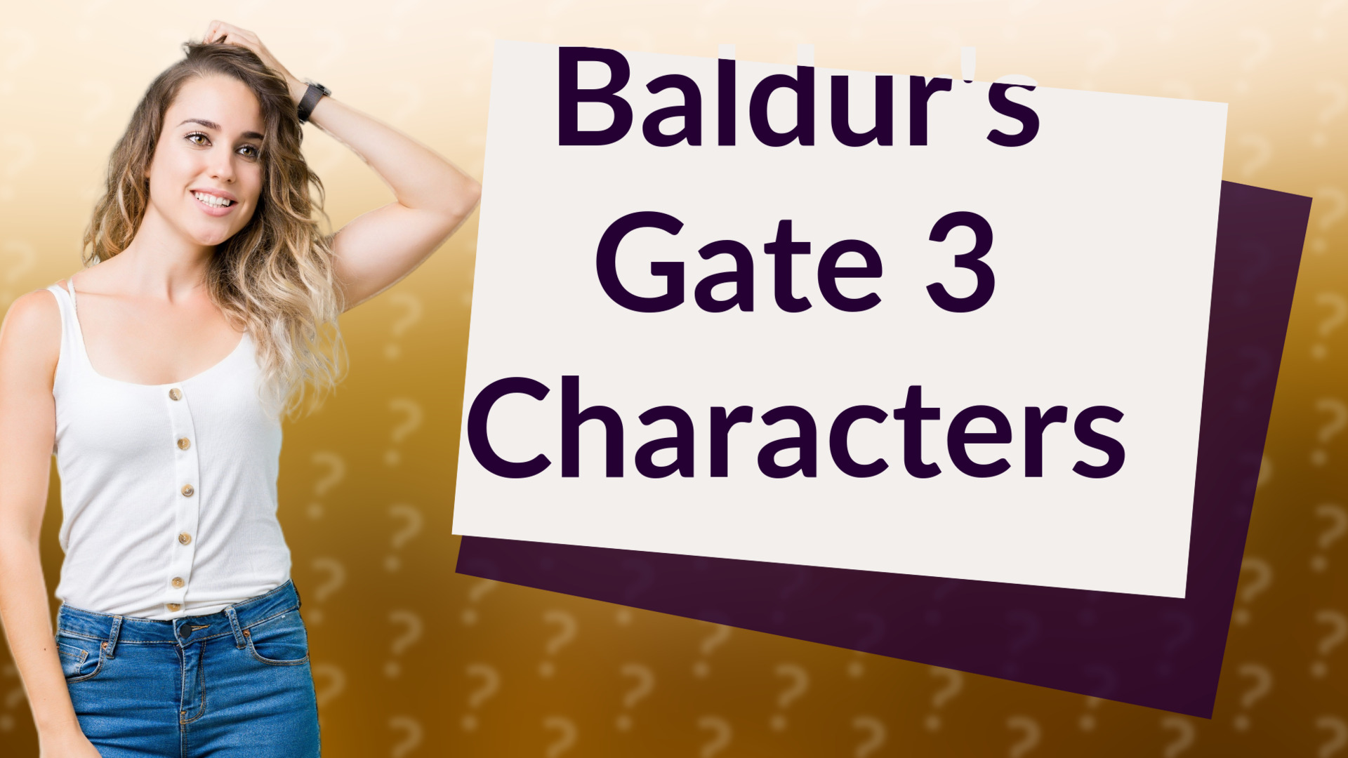 Baldur's Gate 3 Characters