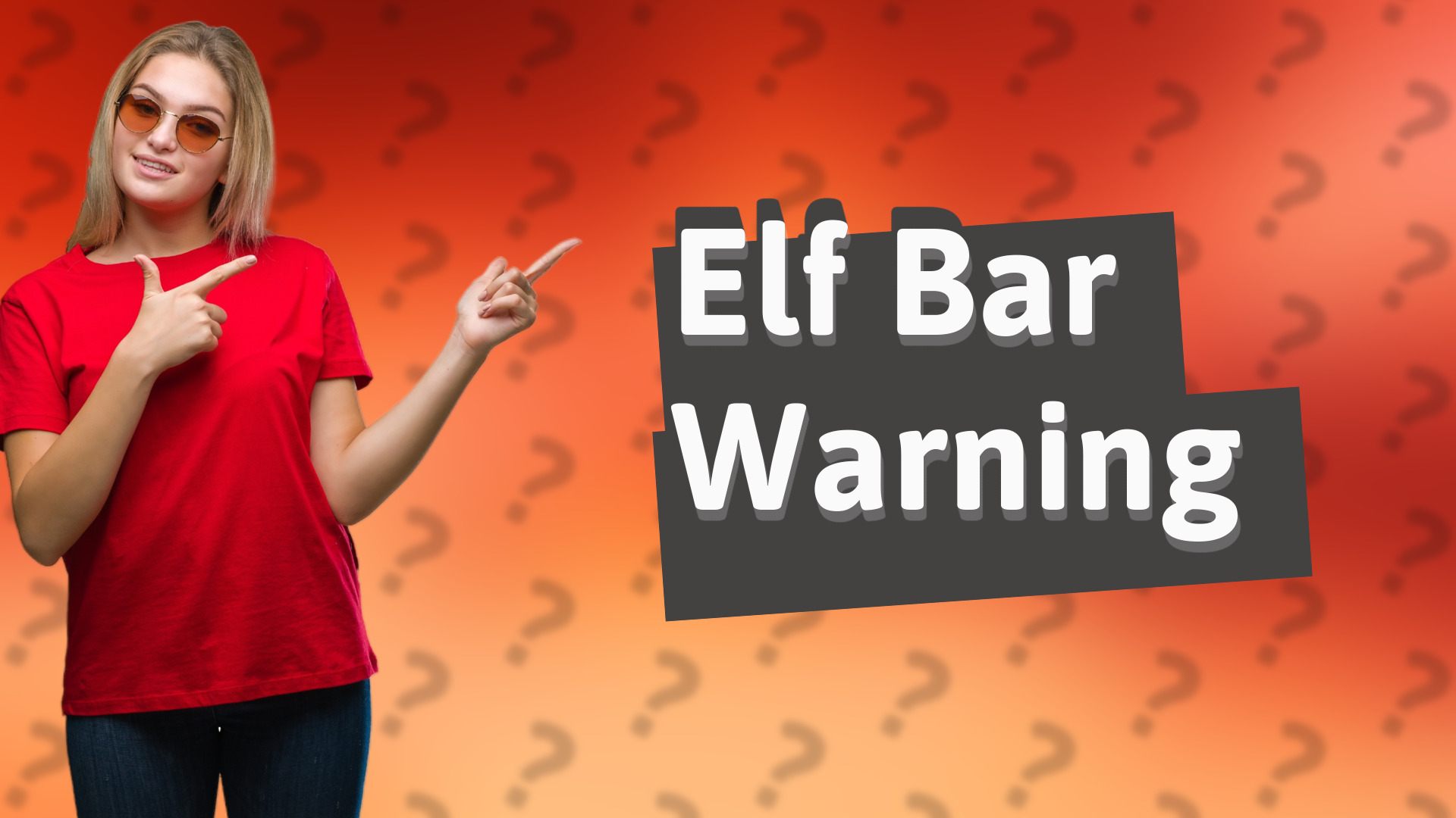 Elf Bar Warning