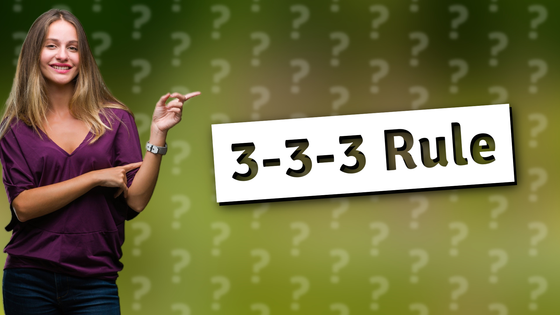 3-3-3 Rule