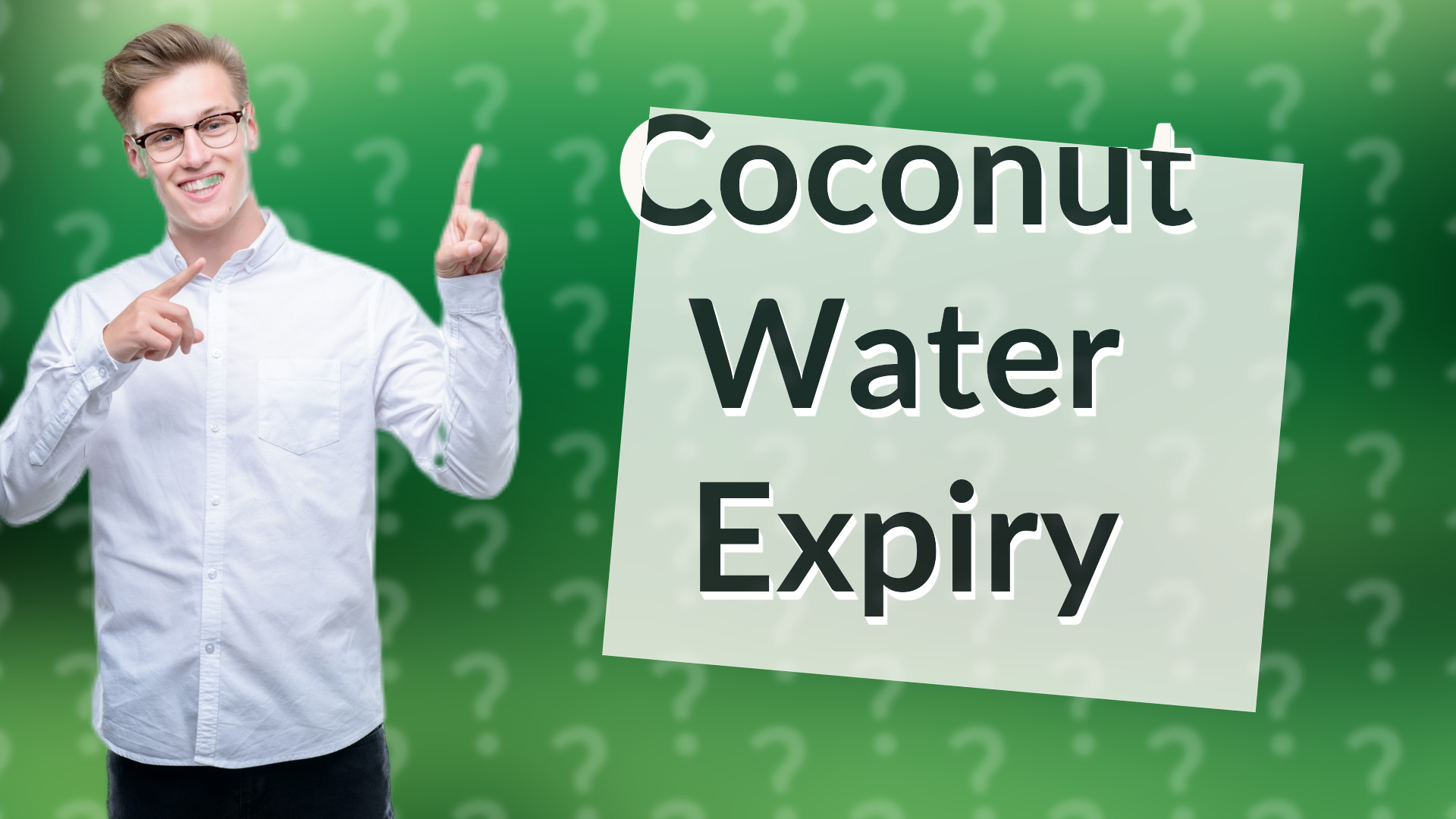 Coconut Water Expiry