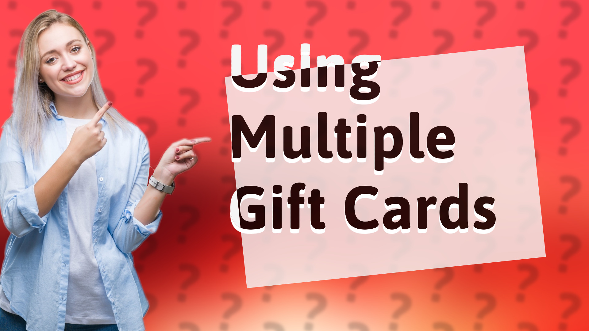 Using Multiple Gift Cards