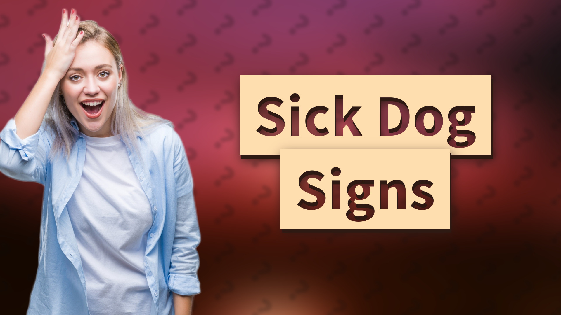 Sick Dog Signs