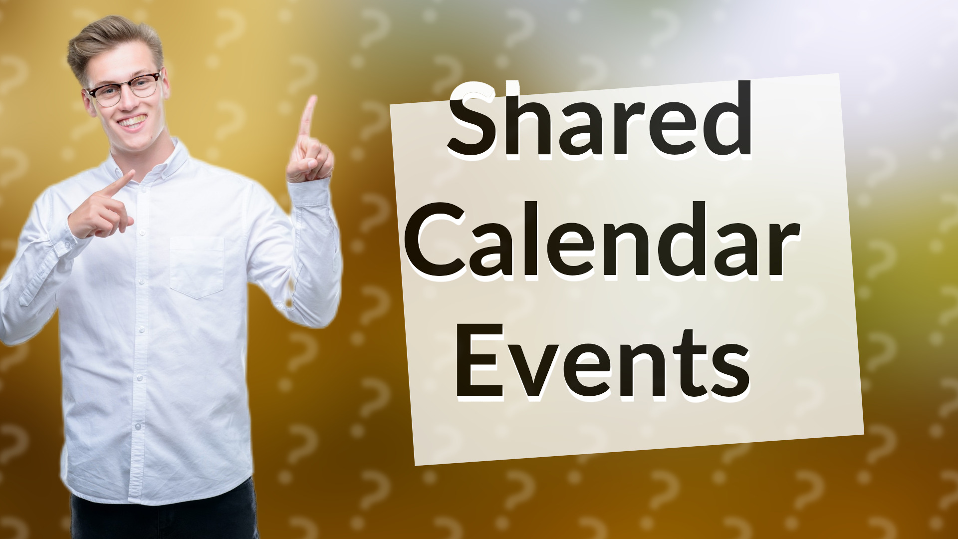 Shared Calendar Events