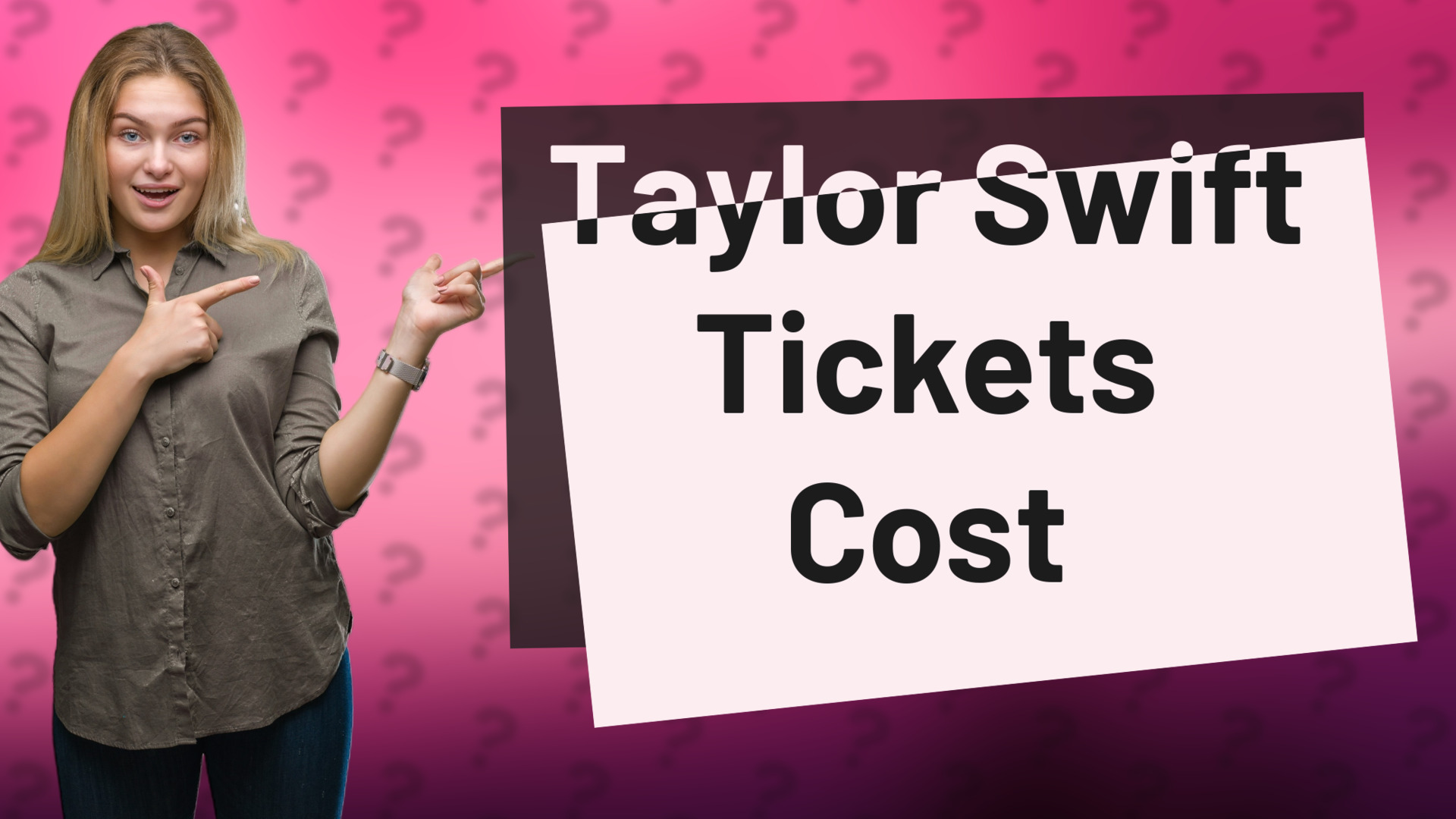 Taylor Swift Tickets Cost